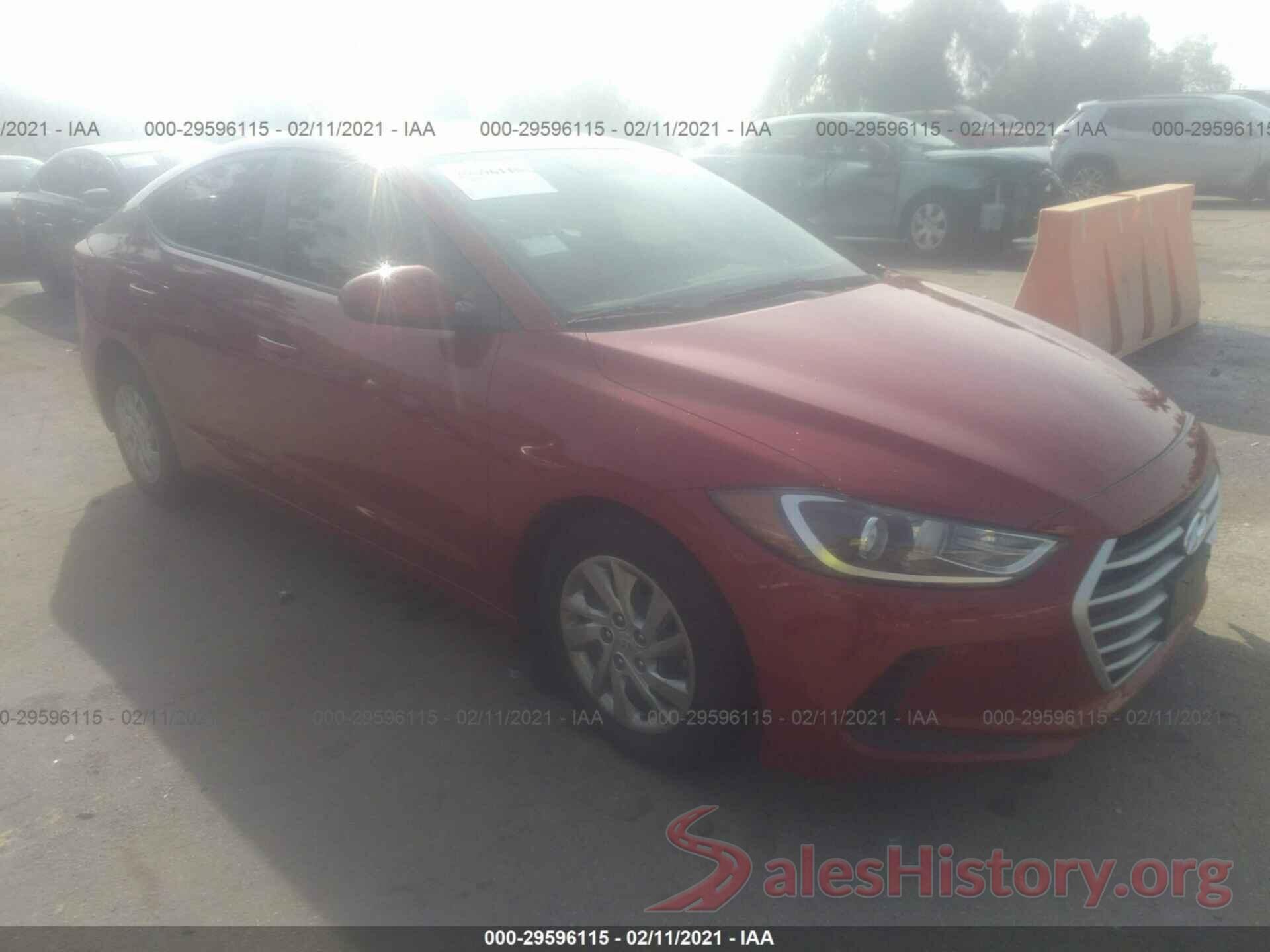 KMHD74LF0JU607378 2018 HYUNDAI ELANTRA