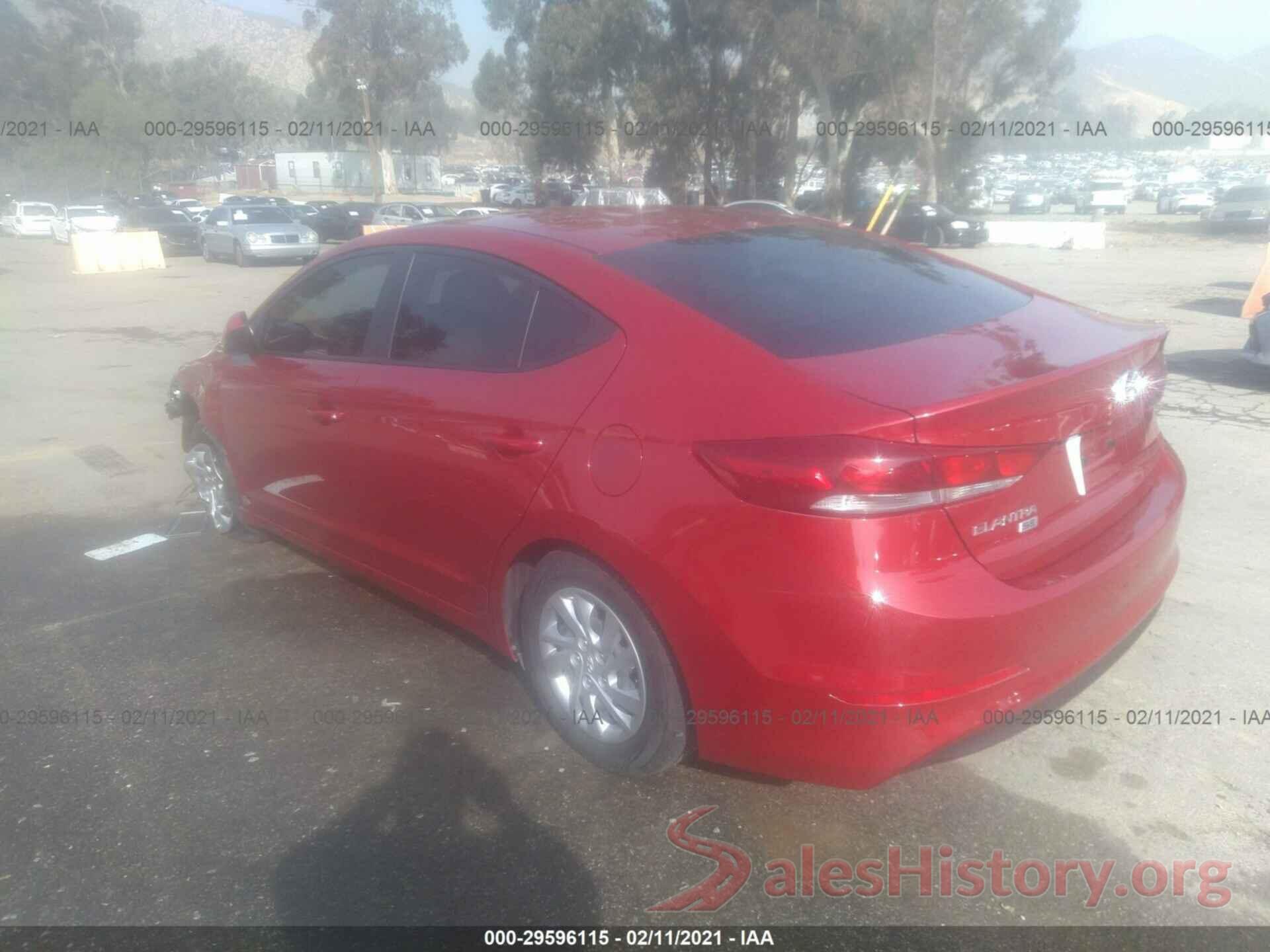 KMHD74LF0JU607378 2018 HYUNDAI ELANTRA