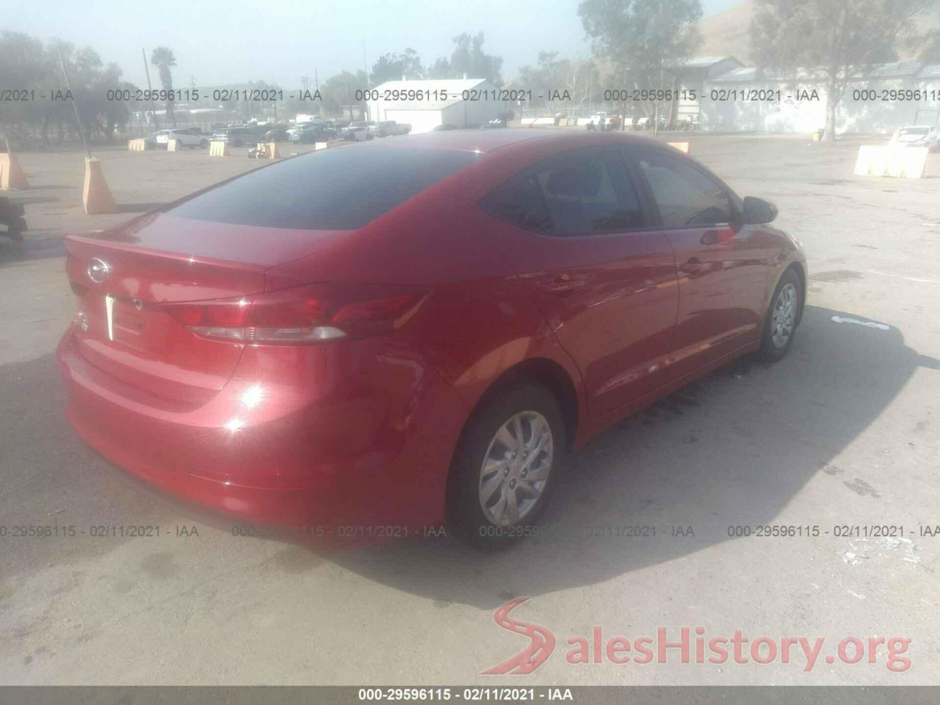 KMHD74LF0JU607378 2018 HYUNDAI ELANTRA