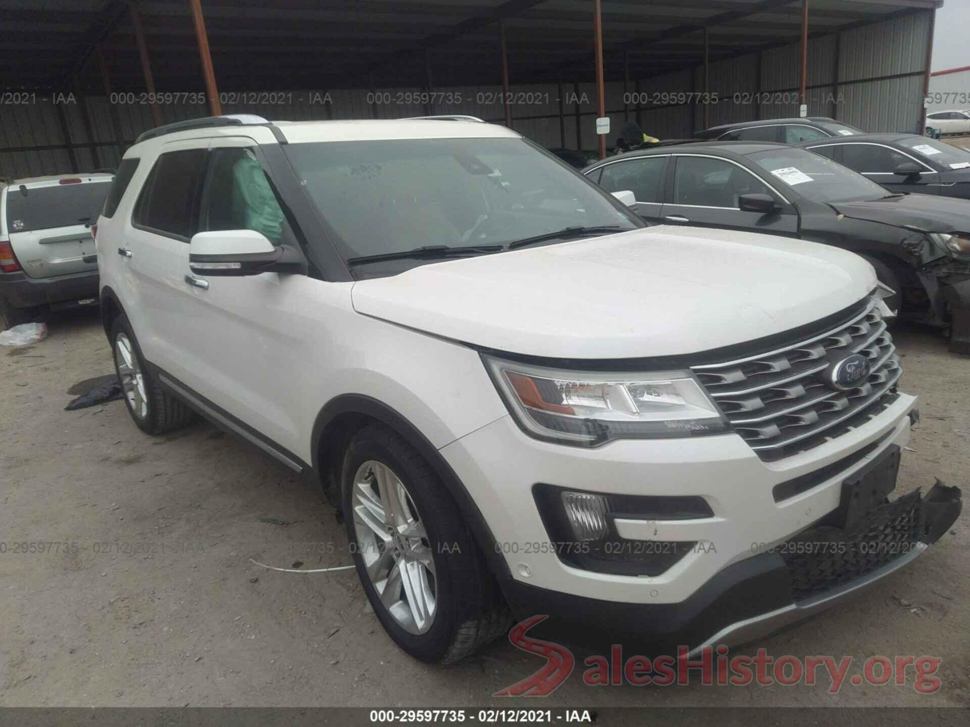 1FM5K7F8XGGA51296 2016 FORD EXPLORER