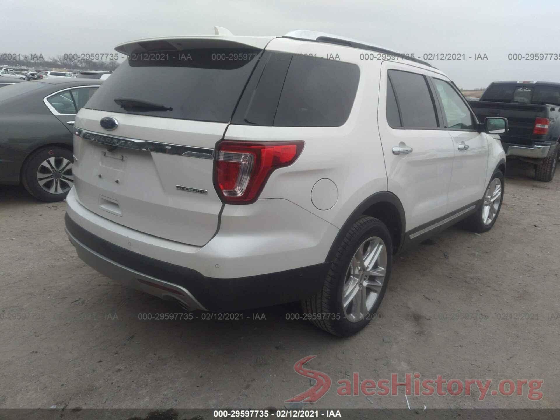 1FM5K7F8XGGA51296 2016 FORD EXPLORER