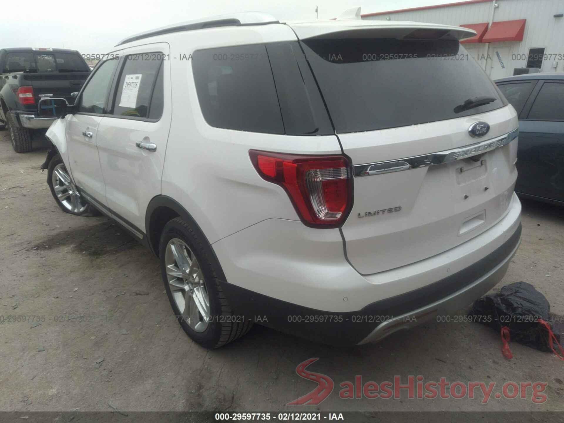 1FM5K7F8XGGA51296 2016 FORD EXPLORER