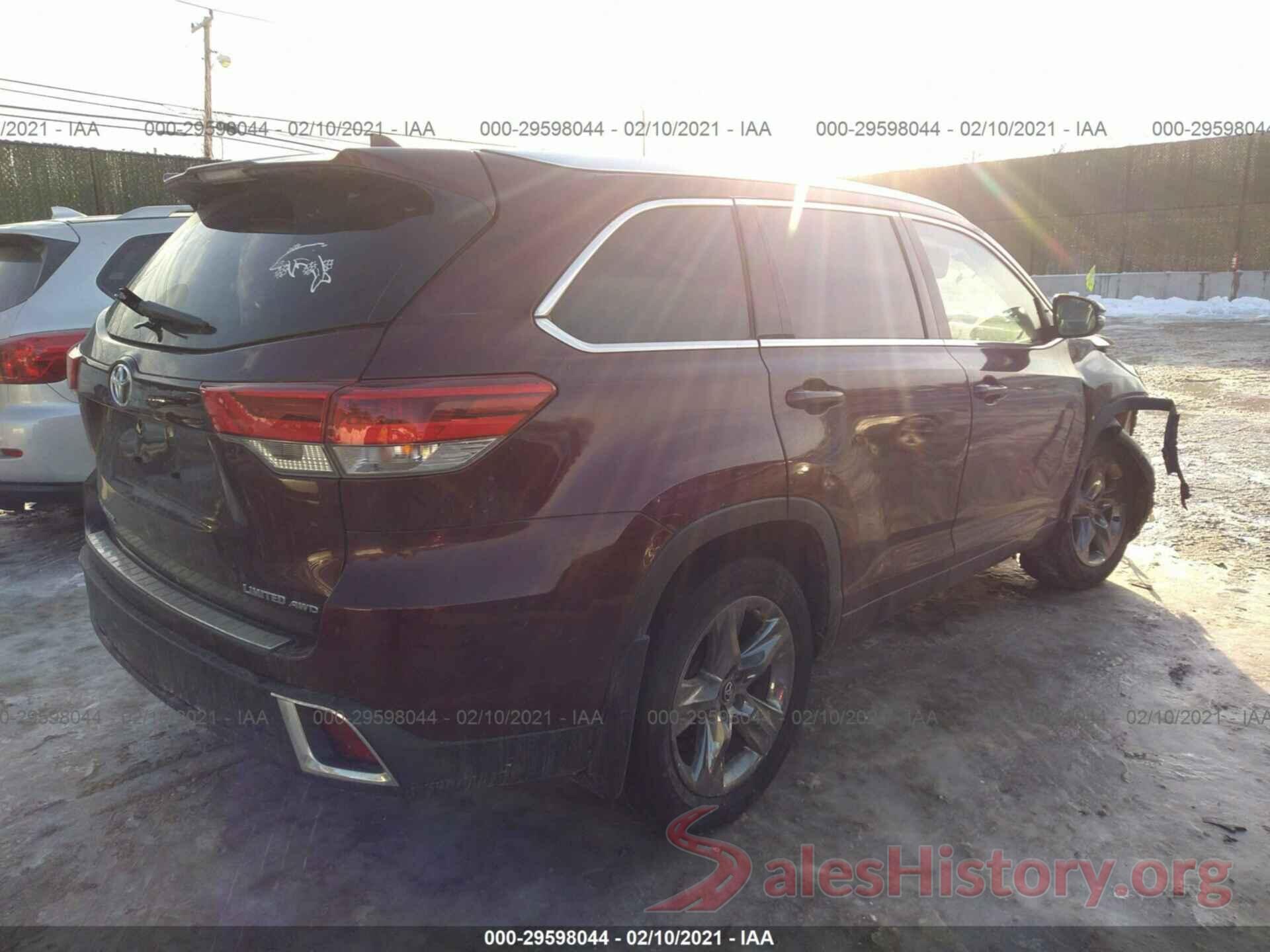 5TDDZRFH8JS887998 2018 TOYOTA HIGHLANDER