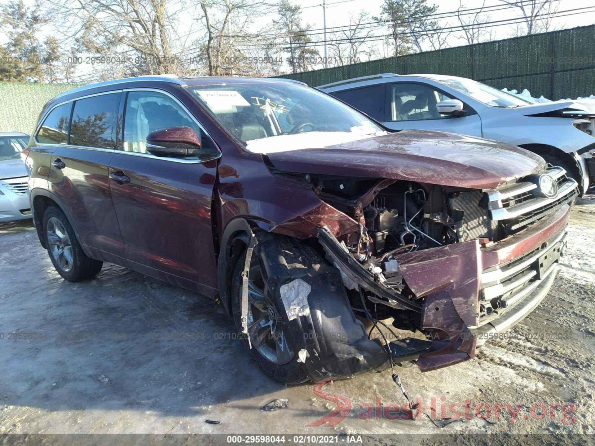 5TDDZRFH8JS887998 2018 TOYOTA HIGHLANDER