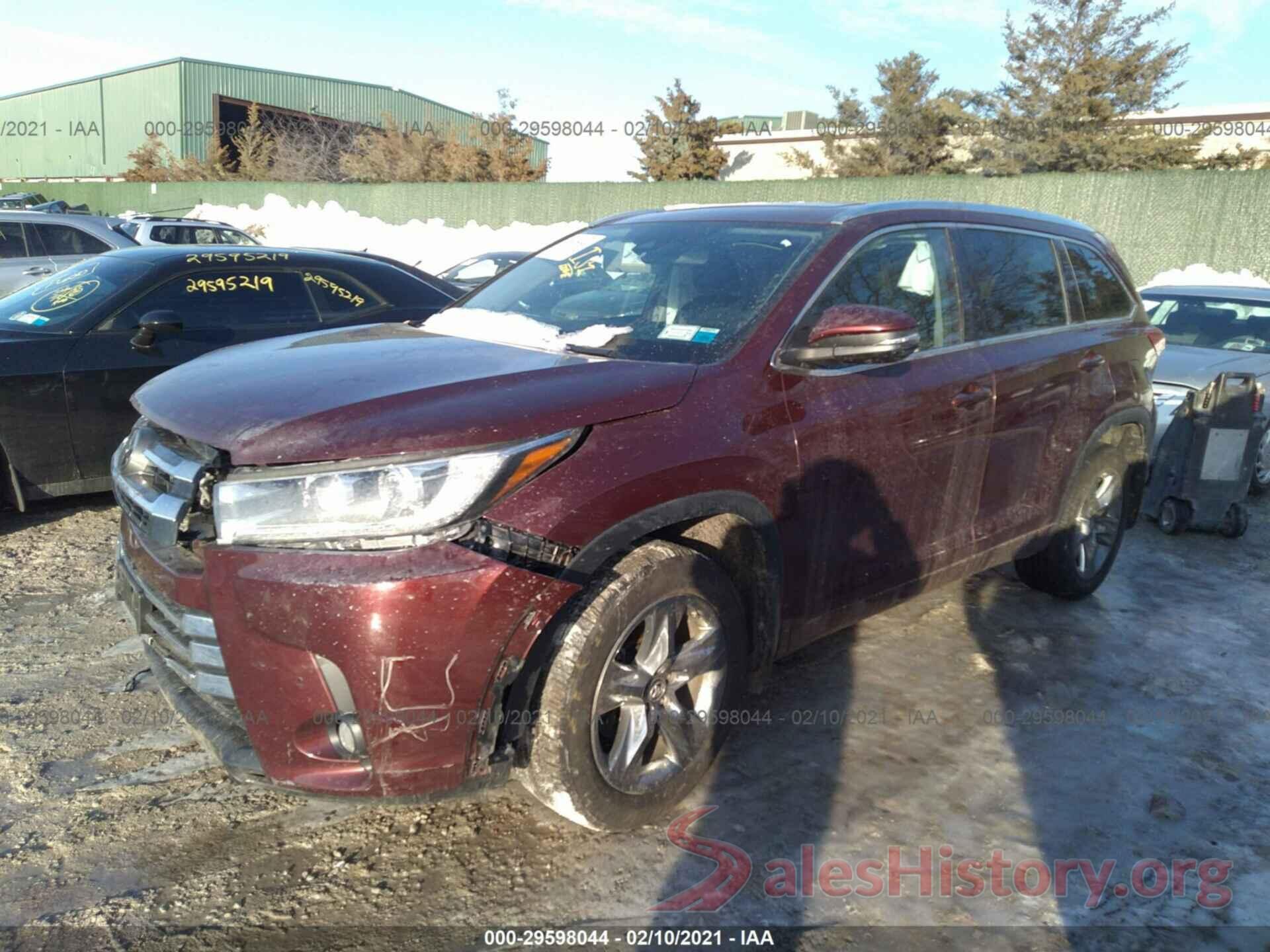 5TDDZRFH8JS887998 2018 TOYOTA HIGHLANDER