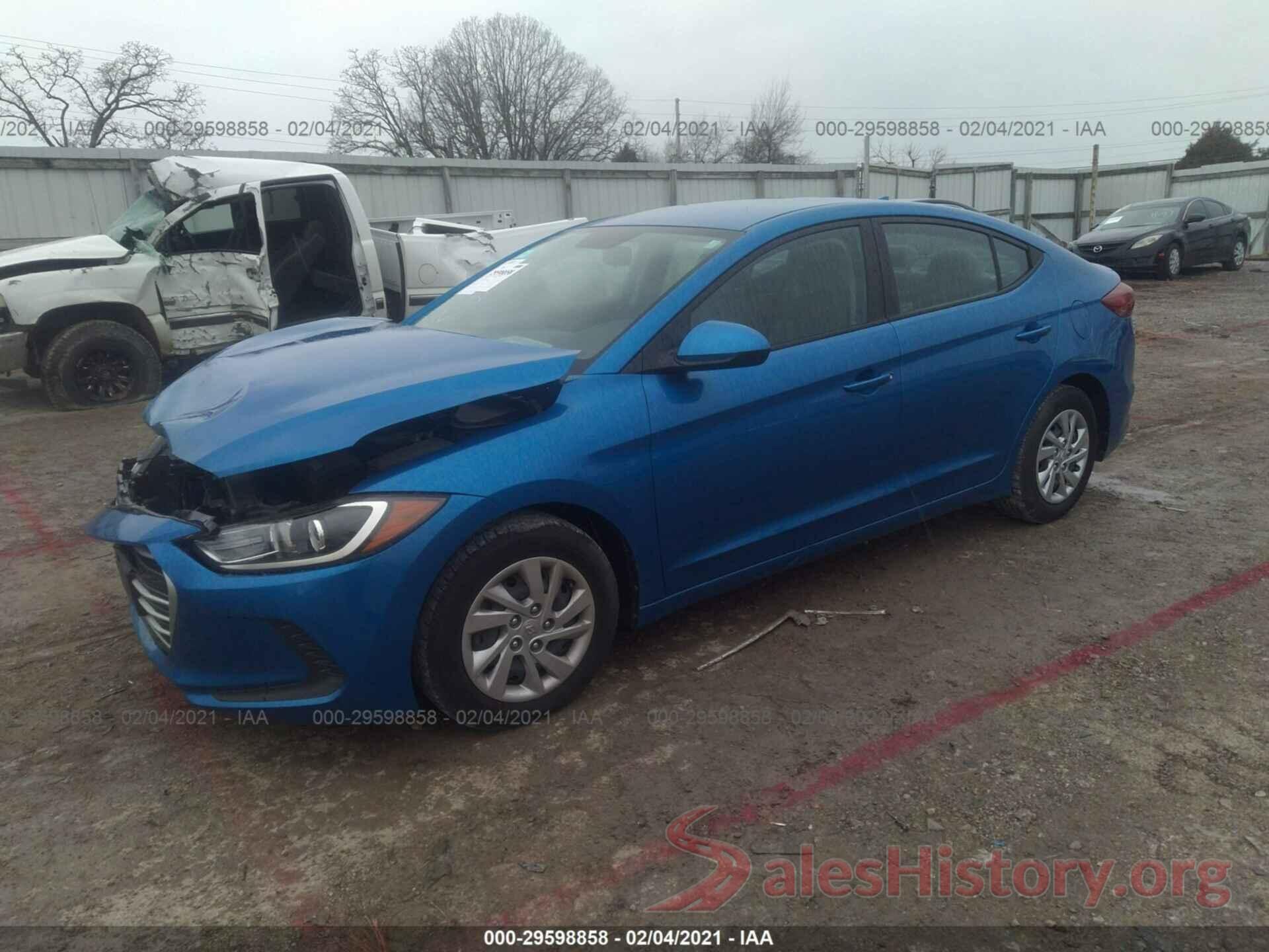 KMHD74LFXHU128234 2017 HYUNDAI ELANTRA