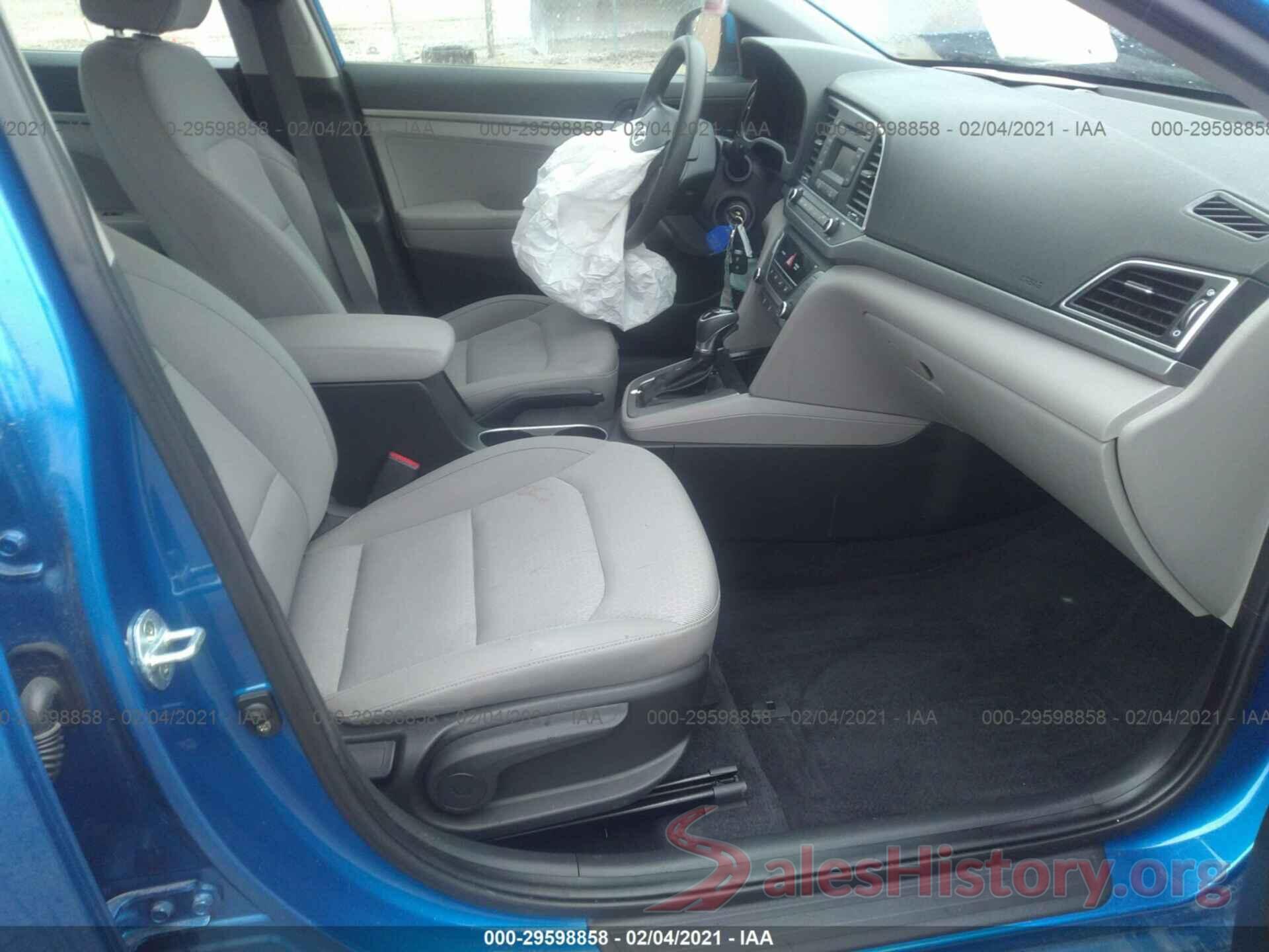 KMHD74LFXHU128234 2017 HYUNDAI ELANTRA