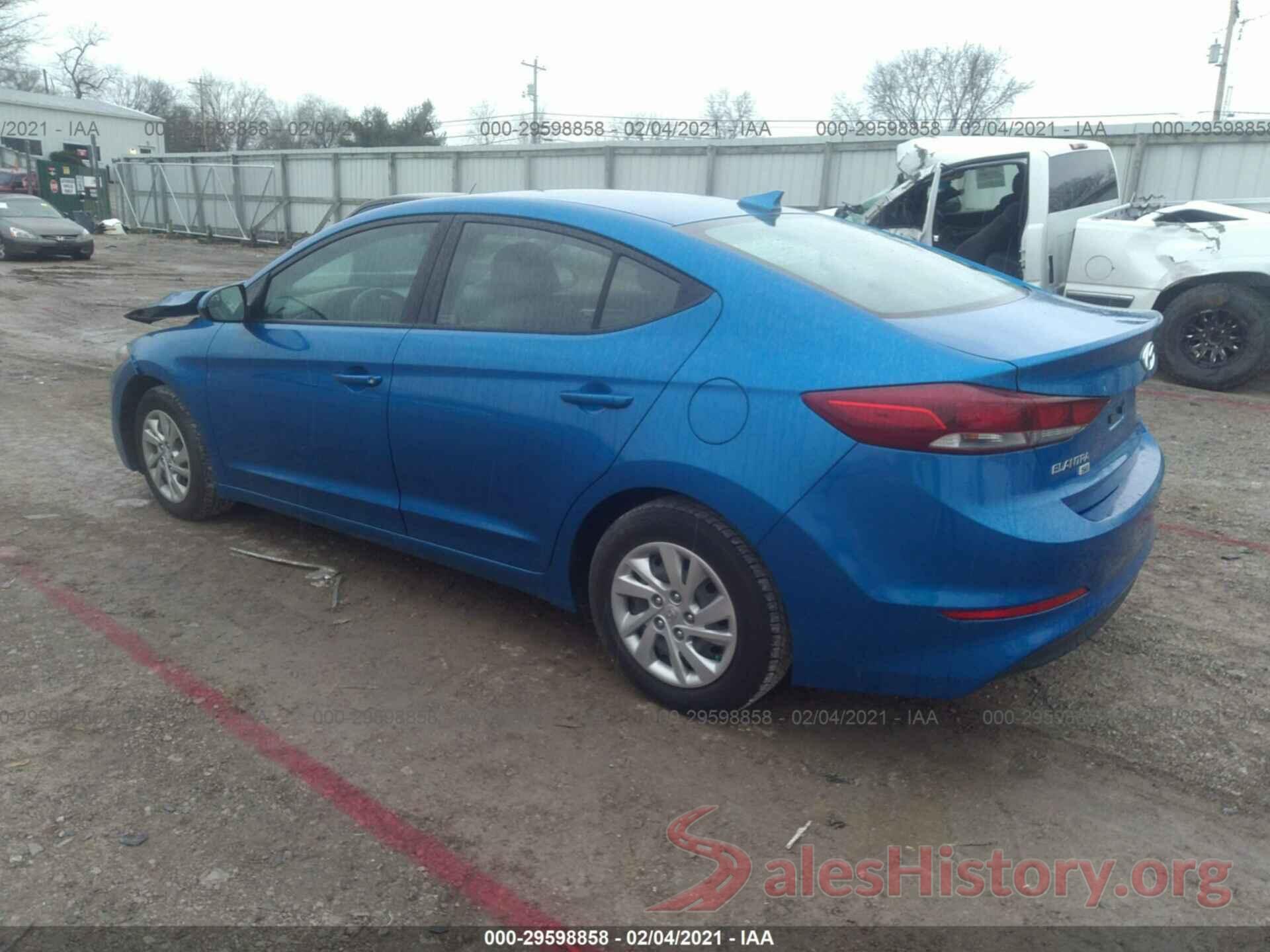 KMHD74LFXHU128234 2017 HYUNDAI ELANTRA