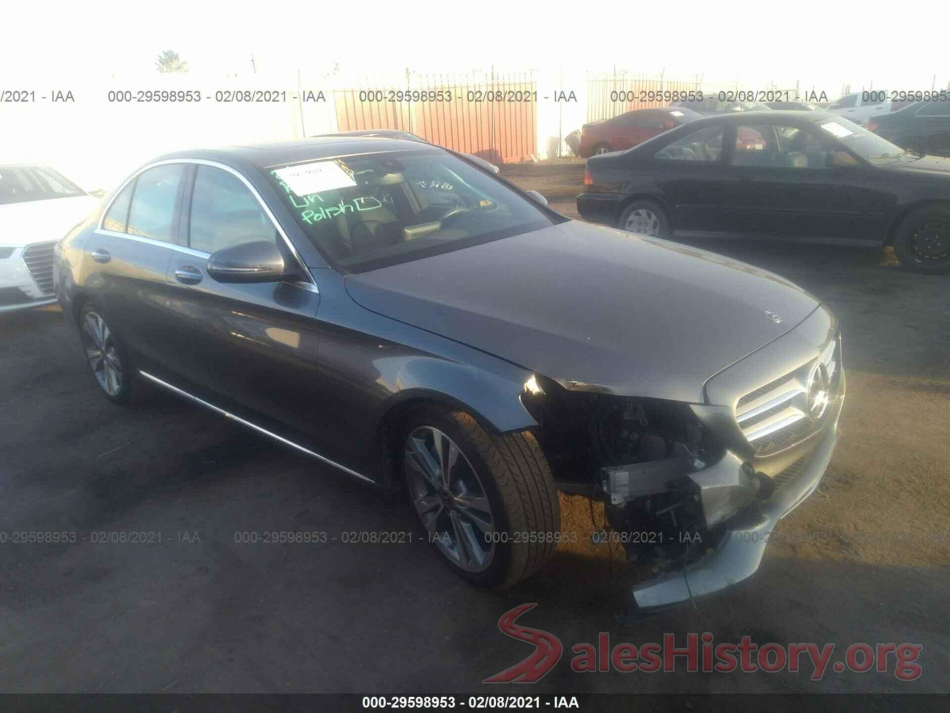 55SWF4JB4JU272911 2018 MERCEDES-BENZ C-CLASS