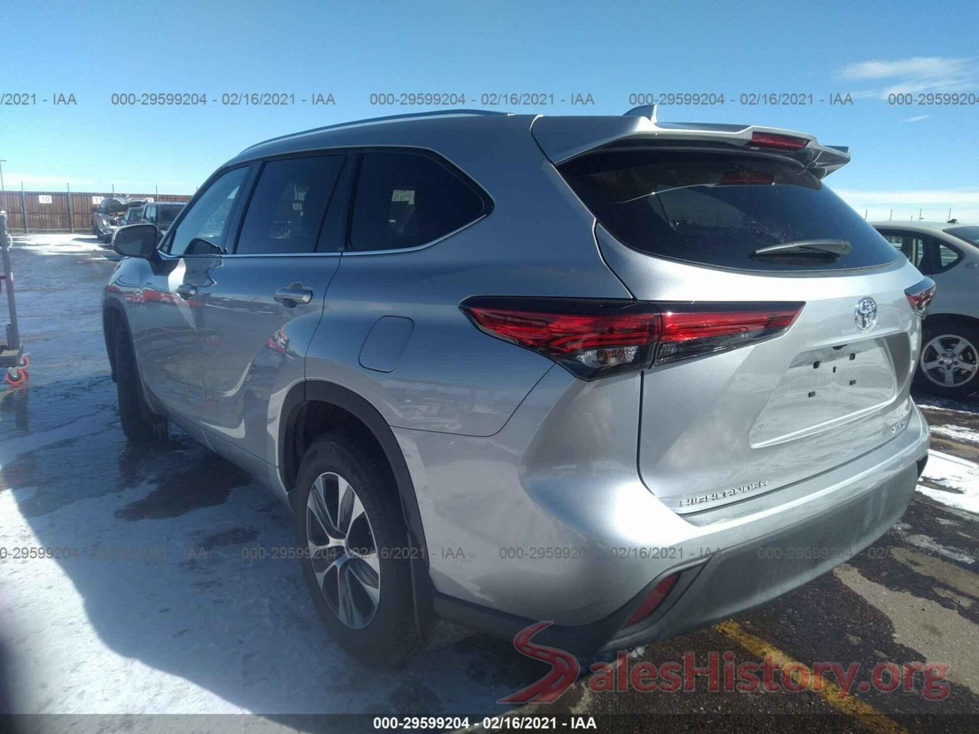 5TDGZRBH9MS073107 2021 TOYOTA HIGHLANDER