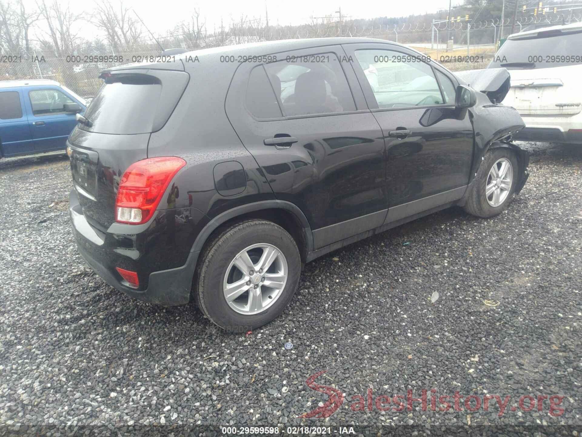 KL7CJKSB4LB070806 2020 CHEVROLET TRAX