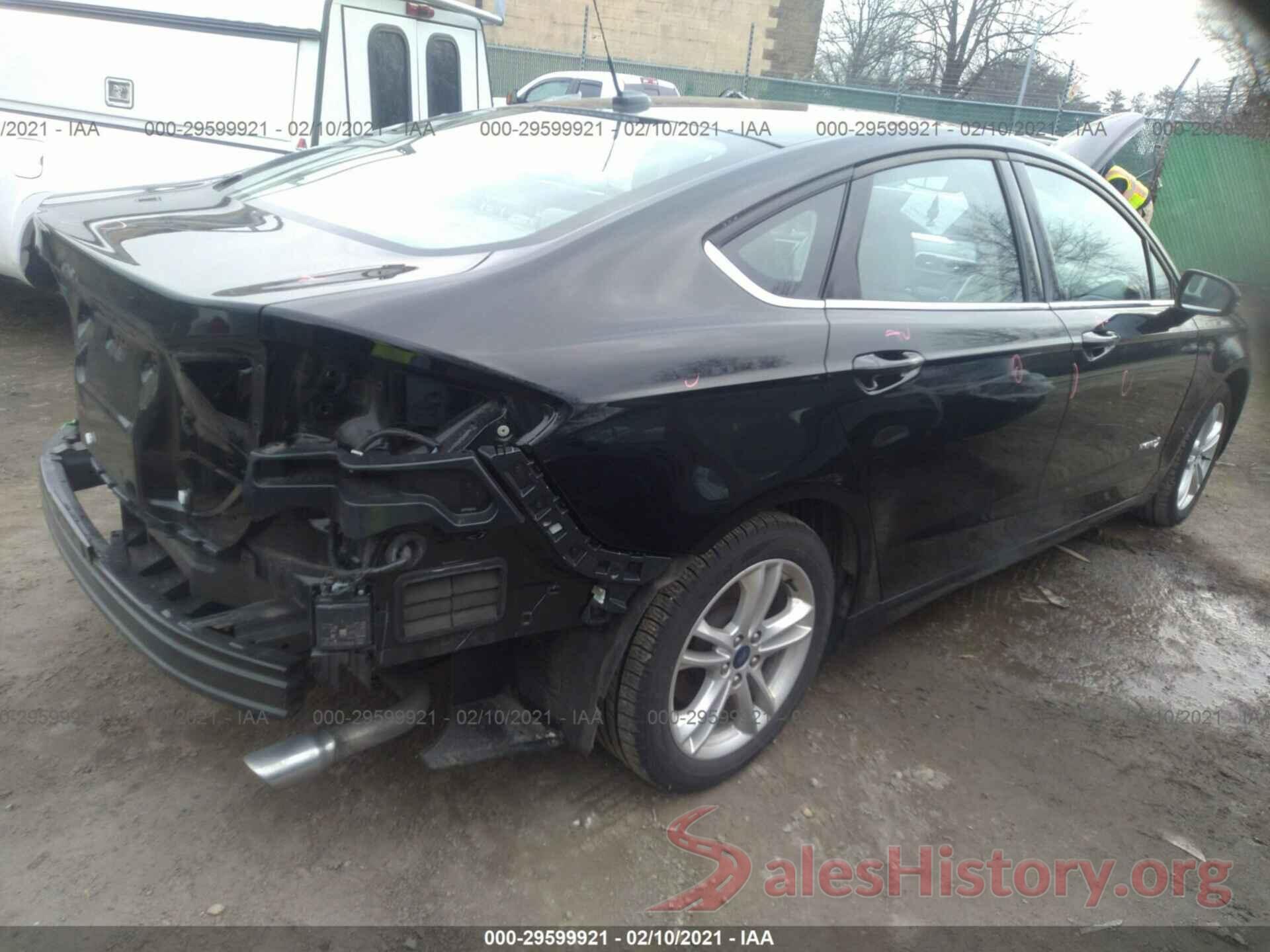 3FA6P0LU3JR221085 2018 FORD FUSION HYBRID