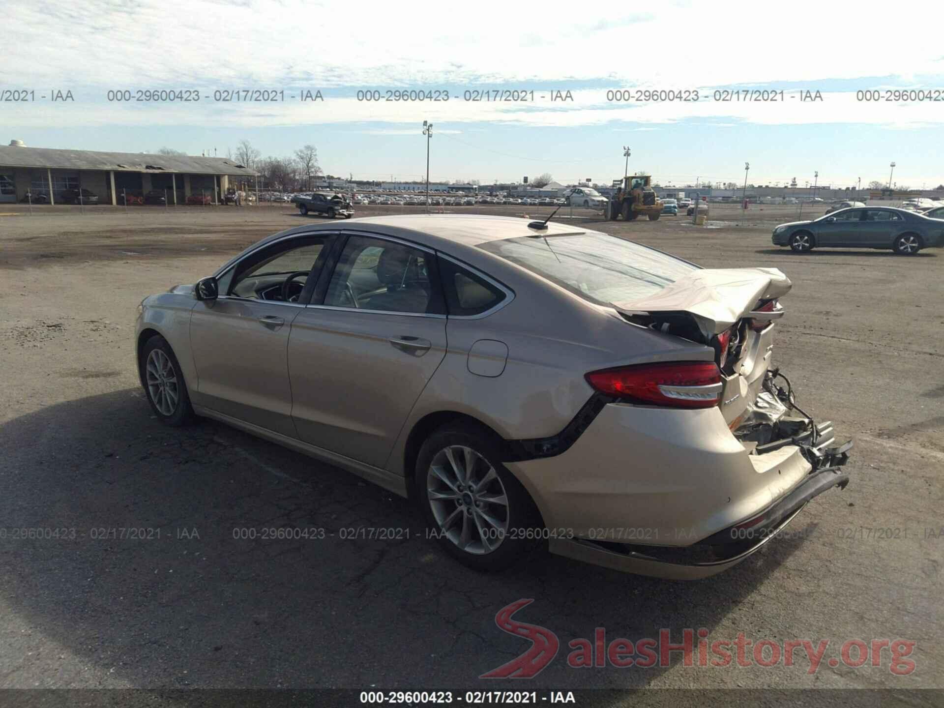 3FA6P0HD0HR270893 2017 FORD FUSION