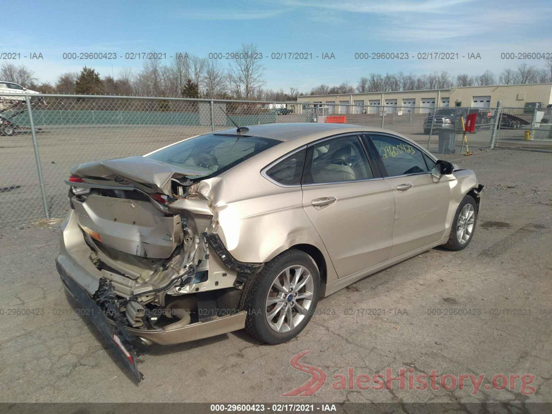 3FA6P0HD0HR270893 2017 FORD FUSION