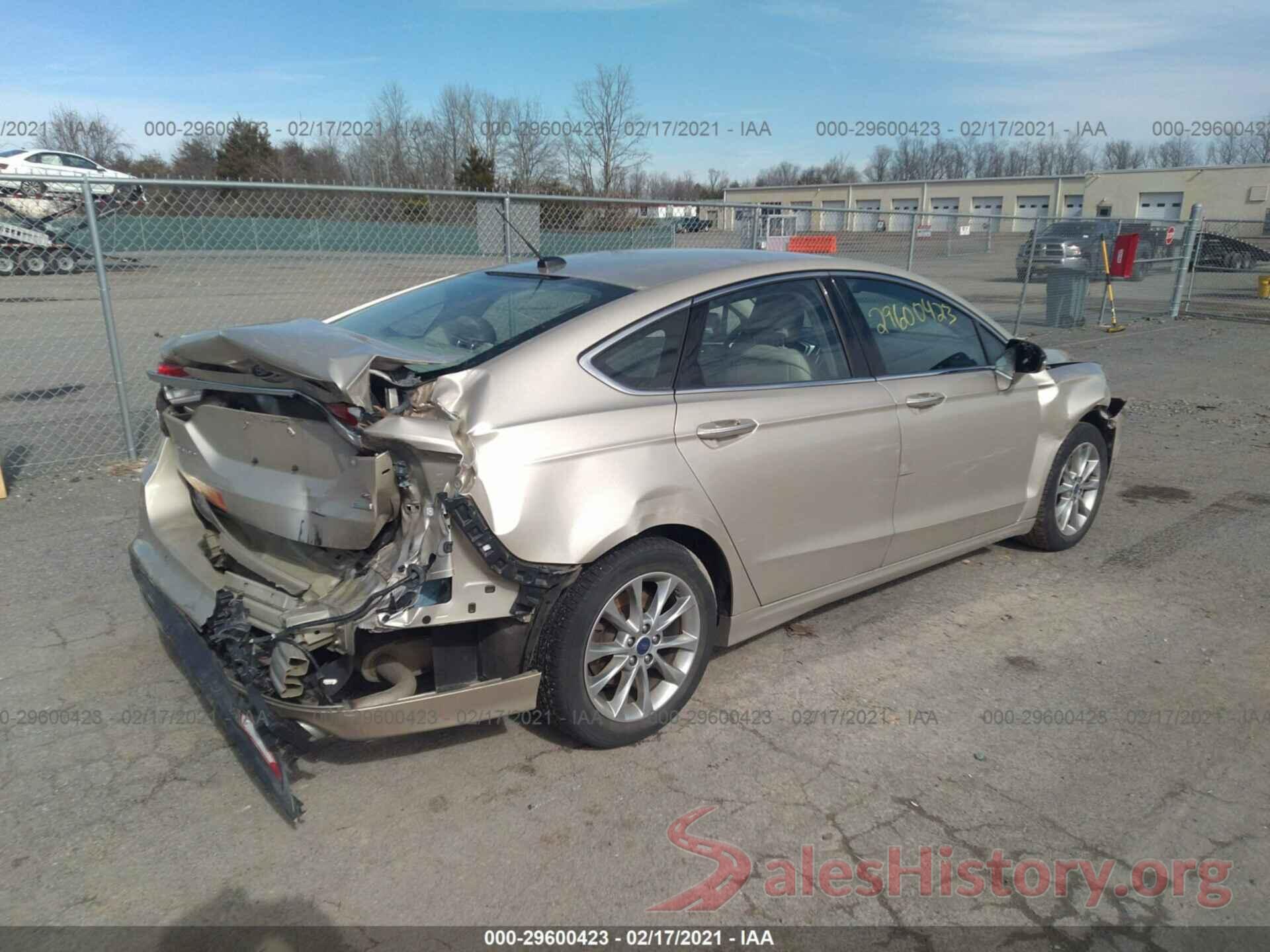 3FA6P0HD0HR270893 2017 FORD FUSION