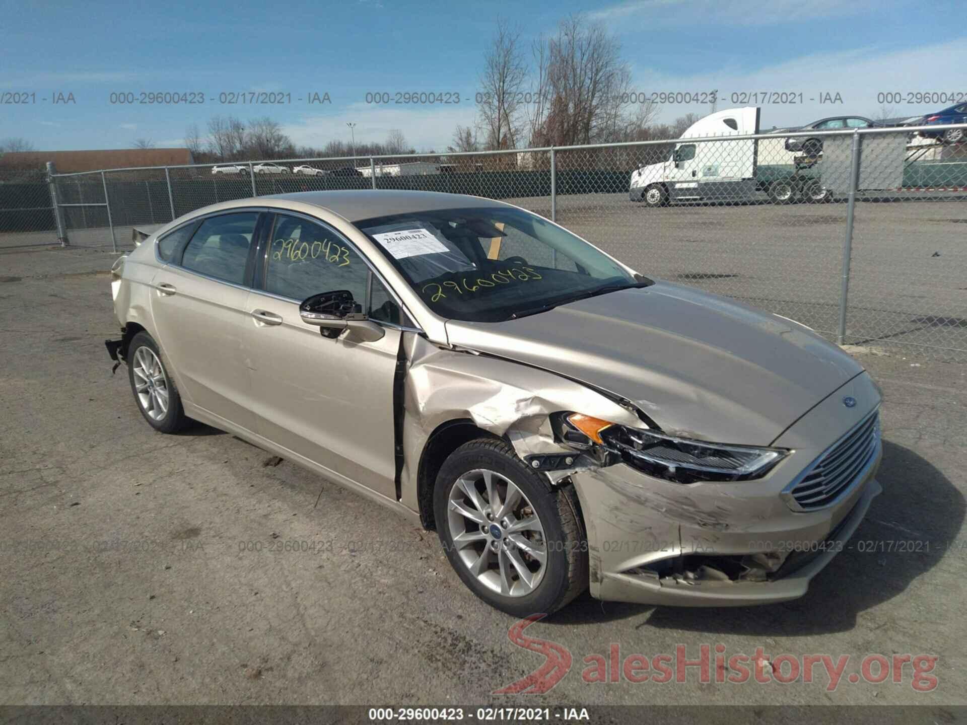 3FA6P0HD0HR270893 2017 FORD FUSION