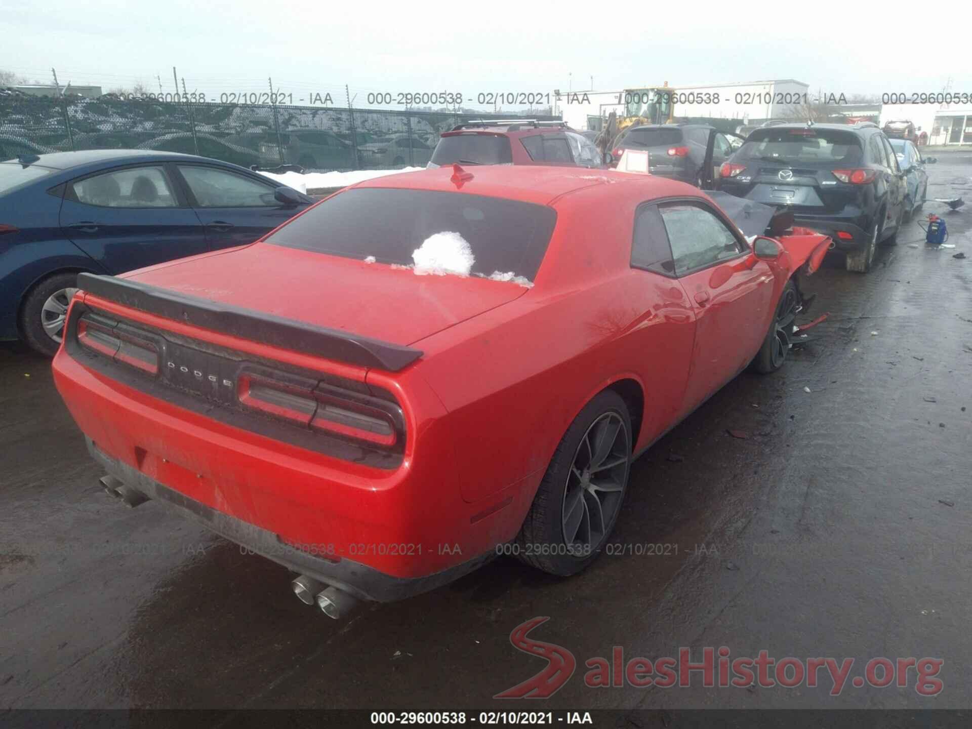 2C3CDZFJXGH101692 2016 DODGE CHALLENGER