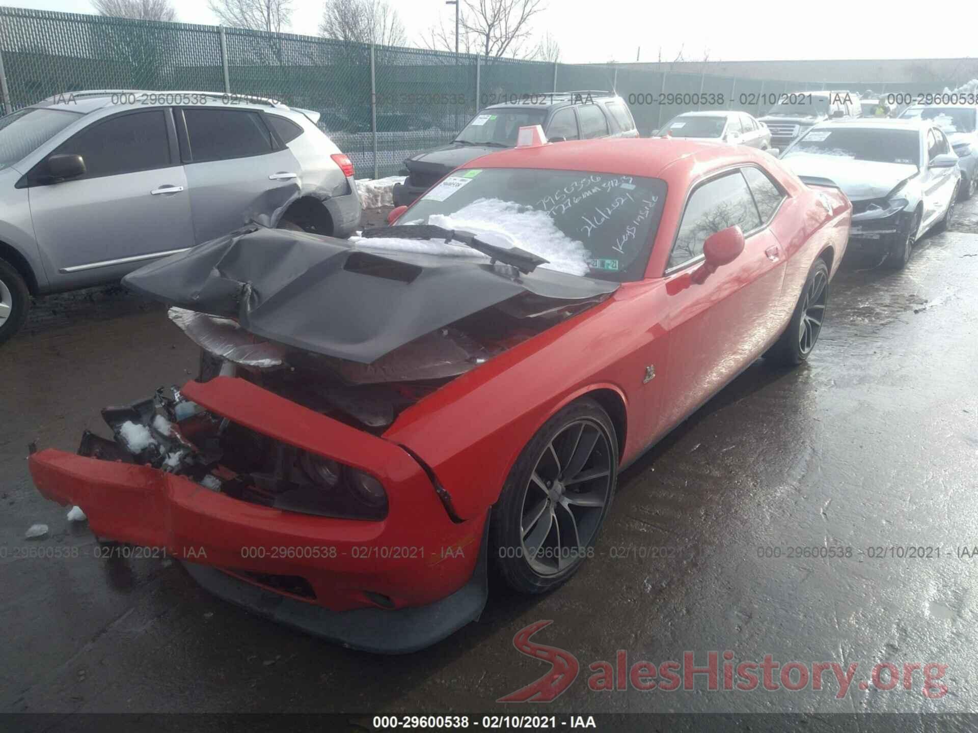 2C3CDZFJXGH101692 2016 DODGE CHALLENGER