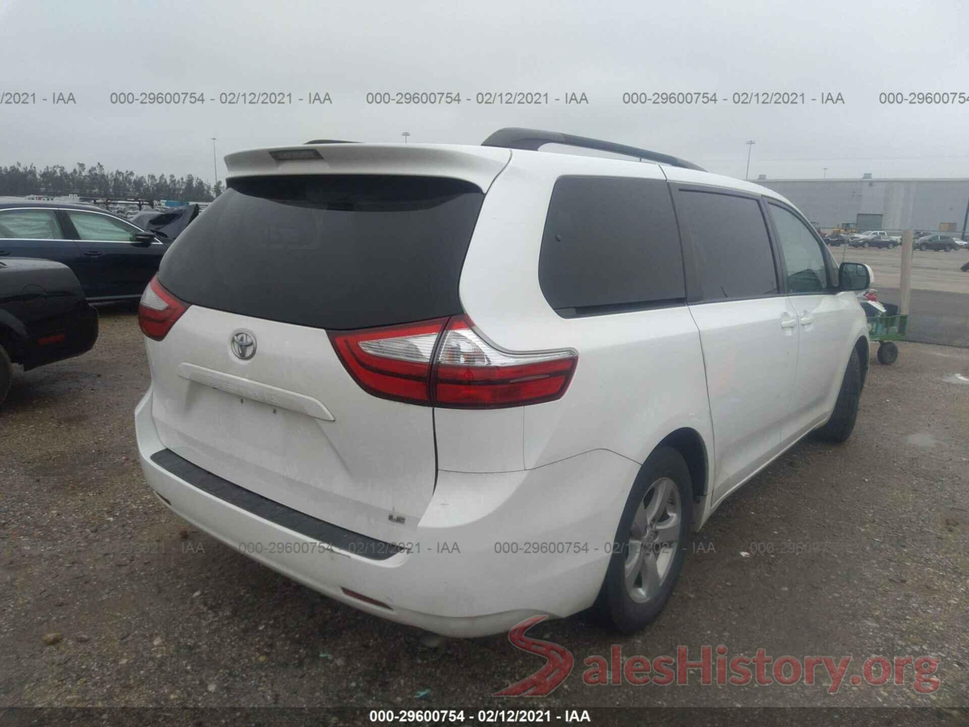 5TDKK3DC6GS692958 2016 TOYOTA SIENNA