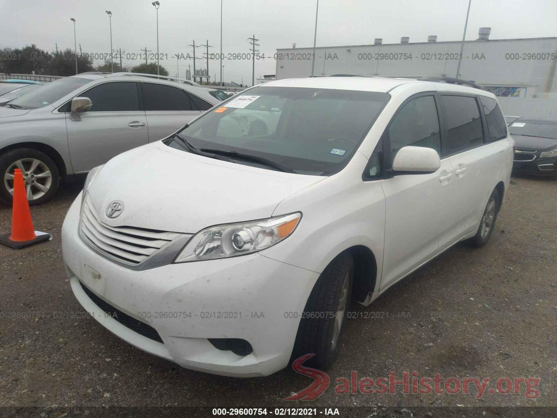 5TDKK3DC6GS692958 2016 TOYOTA SIENNA