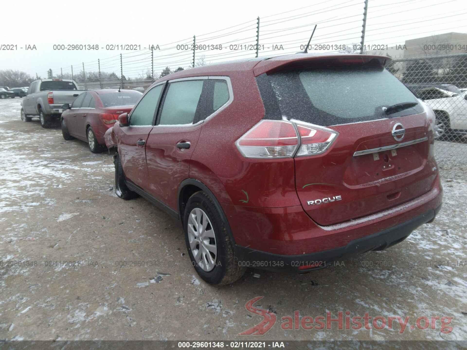 KNMAT2MV4GP619019 2016 NISSAN ROGUE