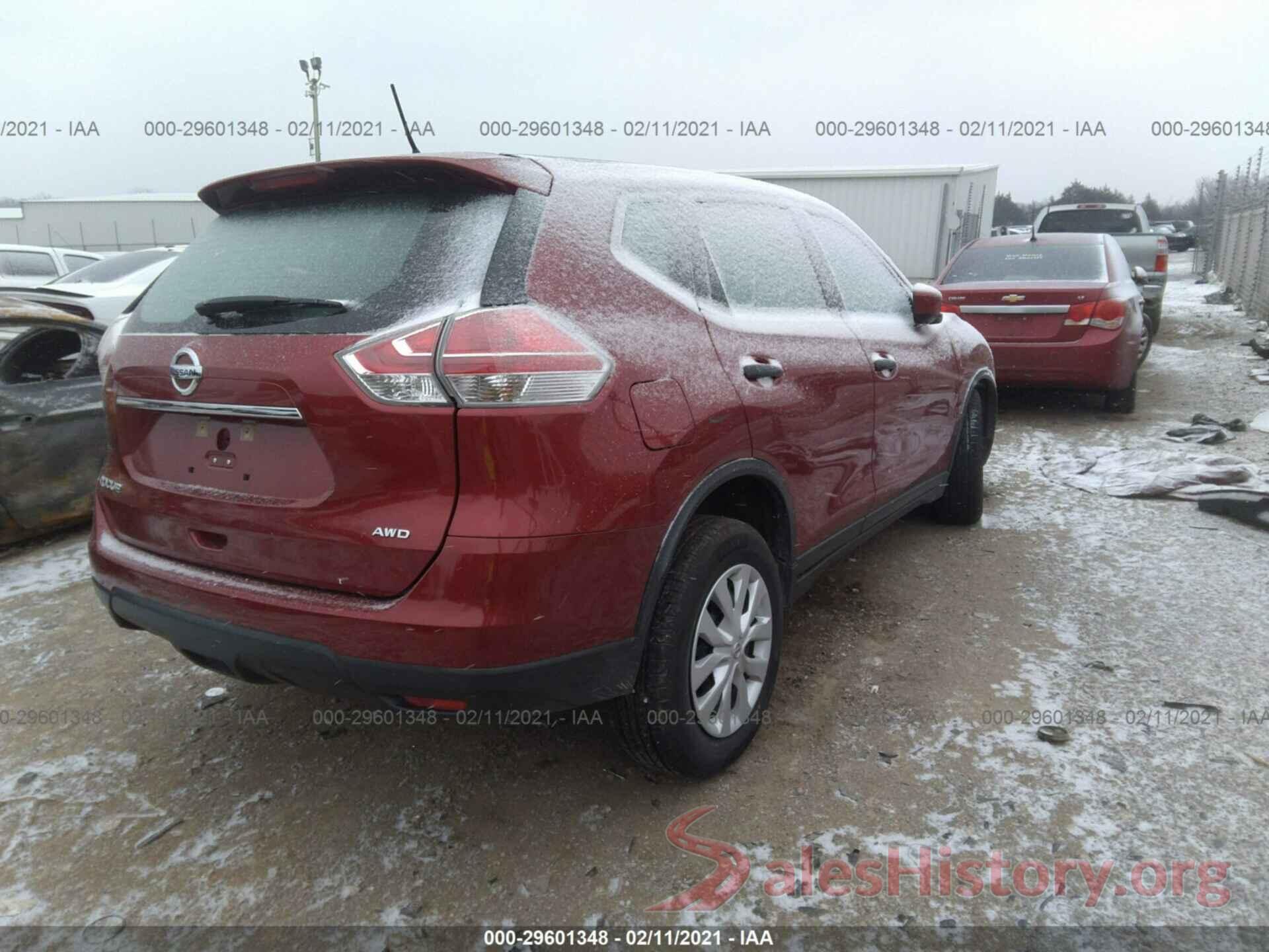 KNMAT2MV4GP619019 2016 NISSAN ROGUE