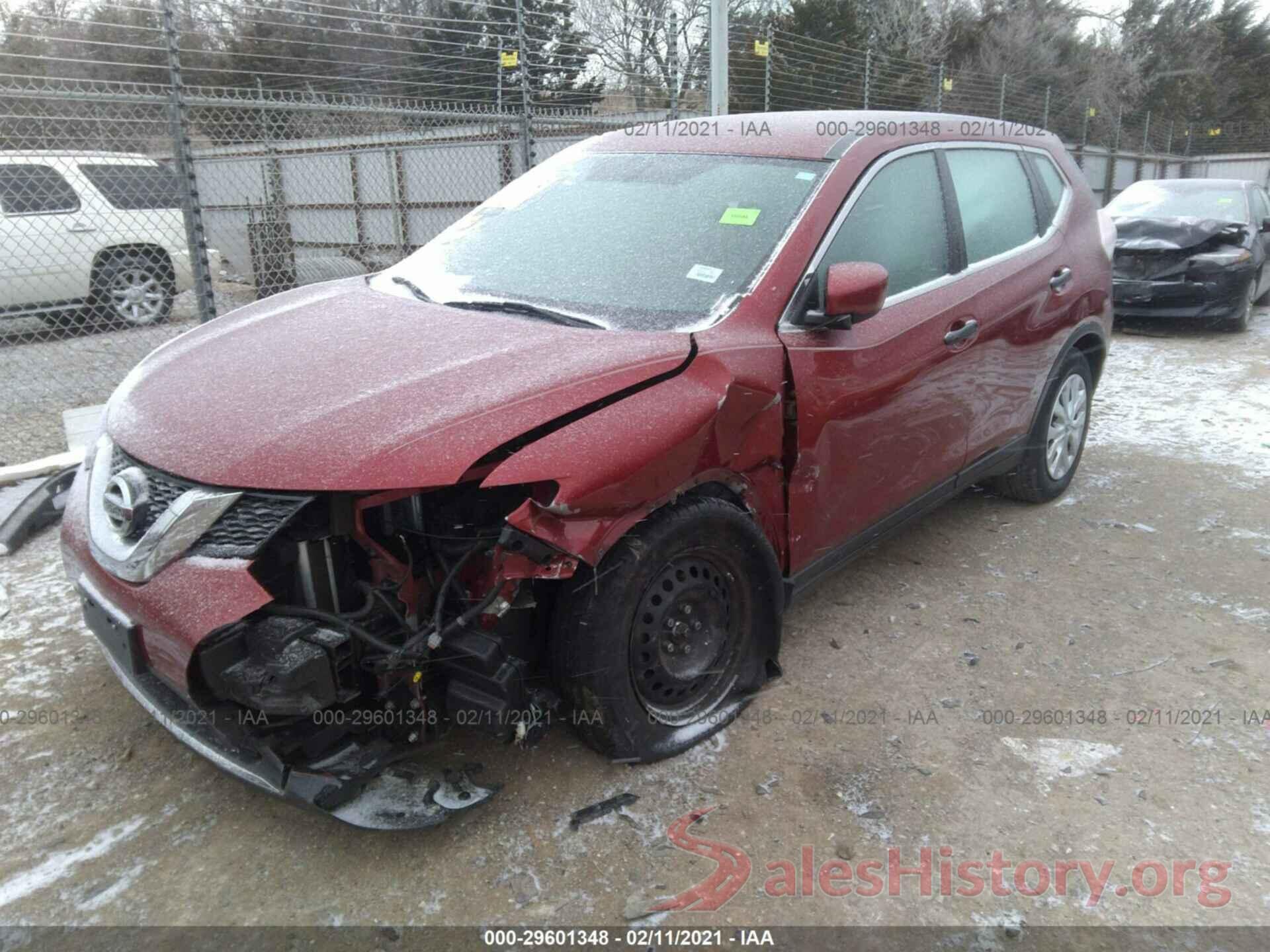 KNMAT2MV4GP619019 2016 NISSAN ROGUE