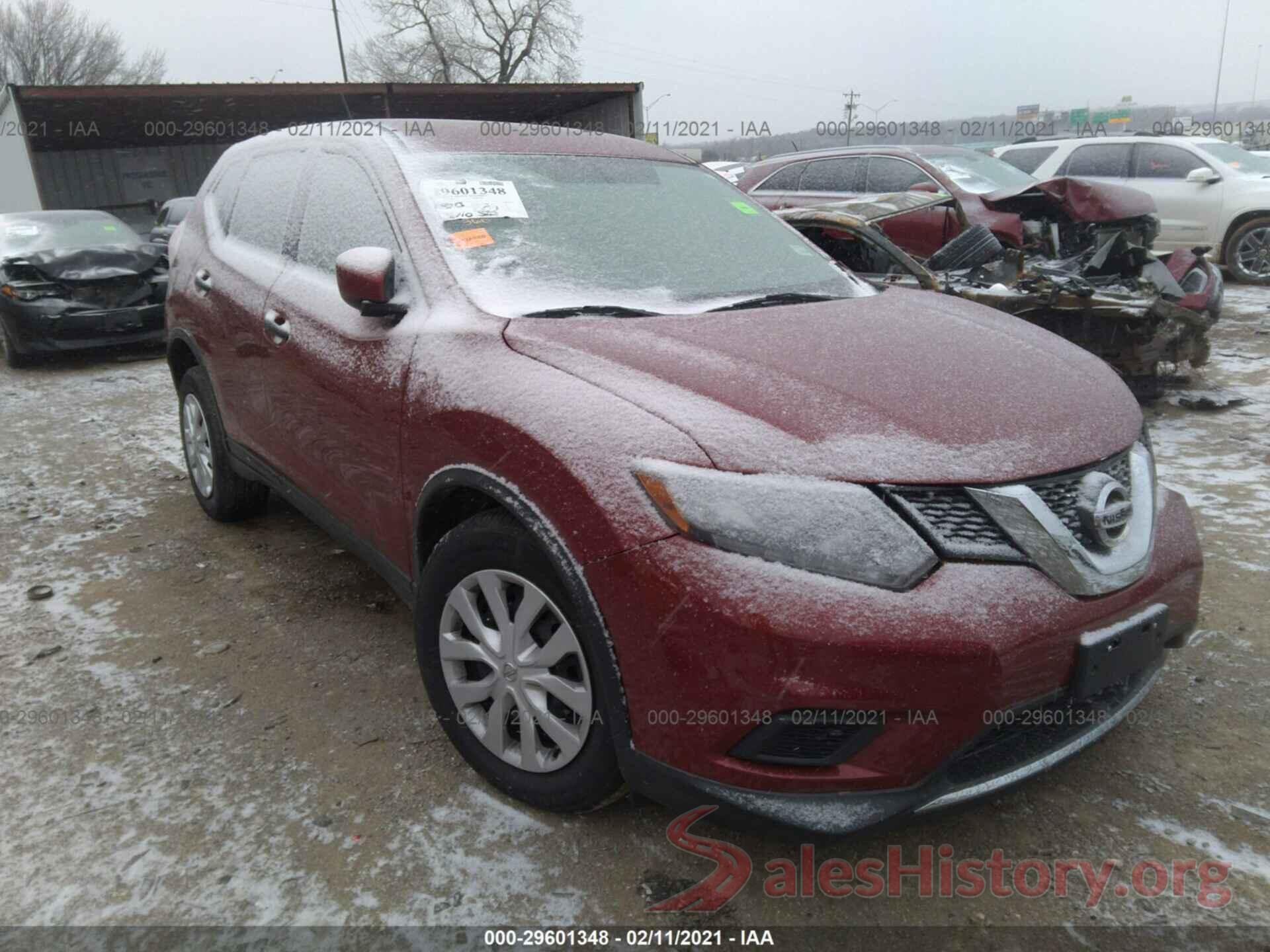 KNMAT2MV4GP619019 2016 NISSAN ROGUE