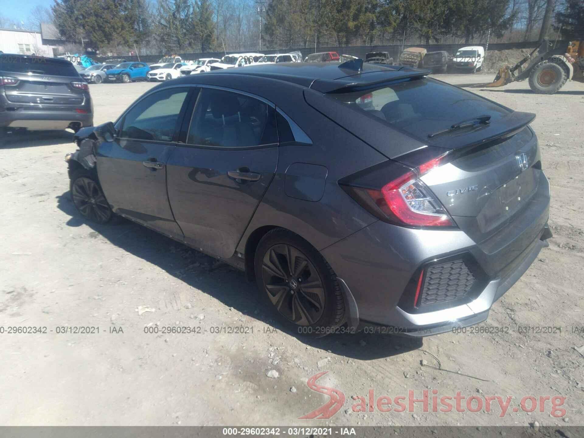 SHHFK7H6XKU417232 2019 HONDA CIVIC HATCHBACK