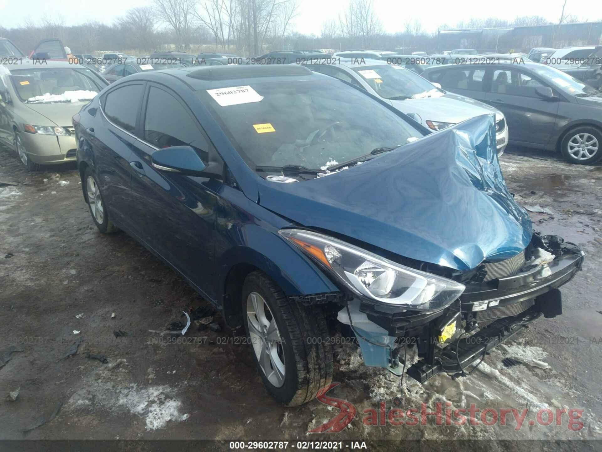 KMHDH4AE7GU479673 2016 HYUNDAI ELANTRA