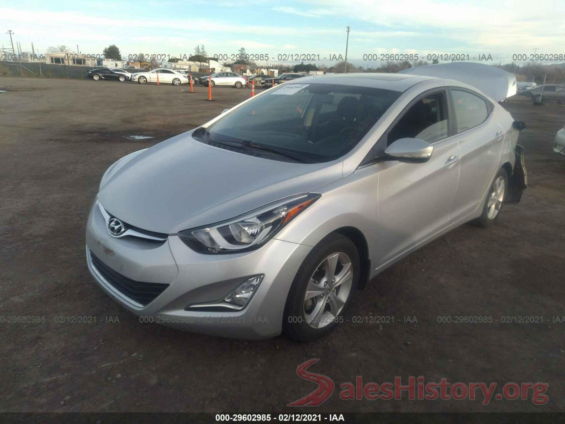 KMHDH4AE4GU573784 2016 HYUNDAI ELANTRA