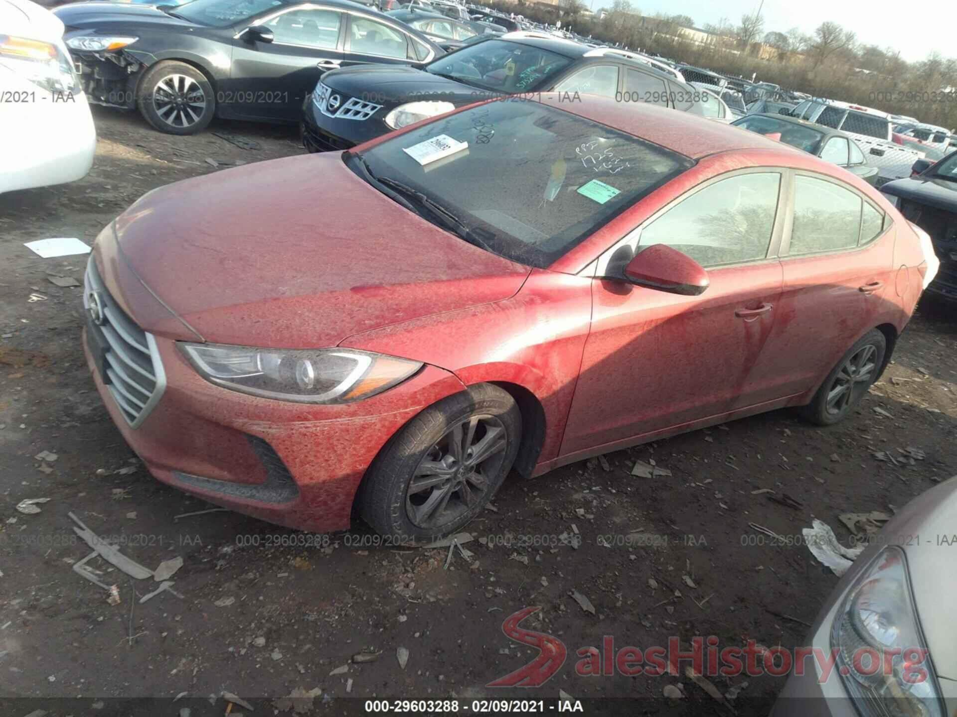 5NPD84LF6HH061725 2017 HYUNDAI ELANTRA