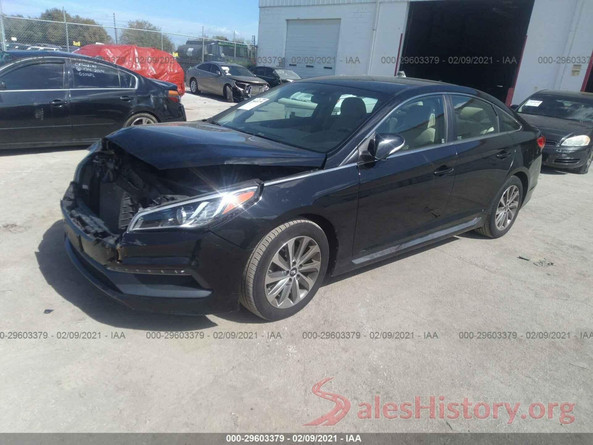 5NPE34AF3GH309644 2016 HYUNDAI SONATA