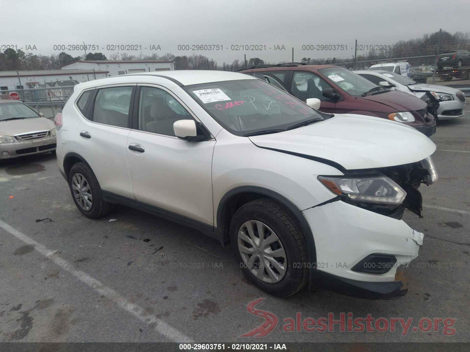 KNMAT2MV1GP604784 2016 NISSAN ROGUE