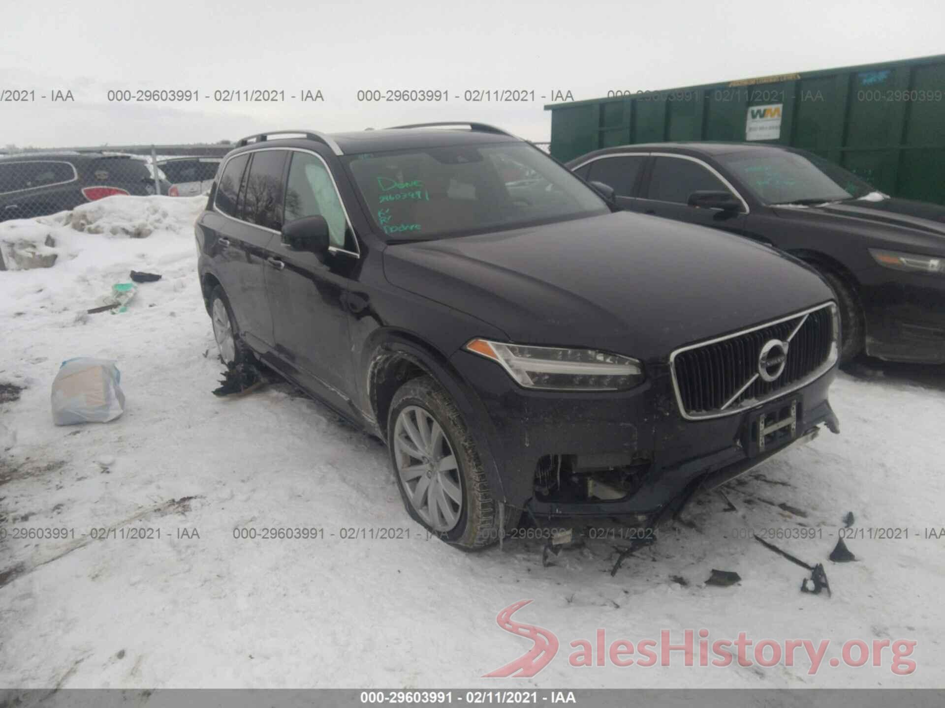 YV4A22PK9G1015602 2016 VOLVO XC90