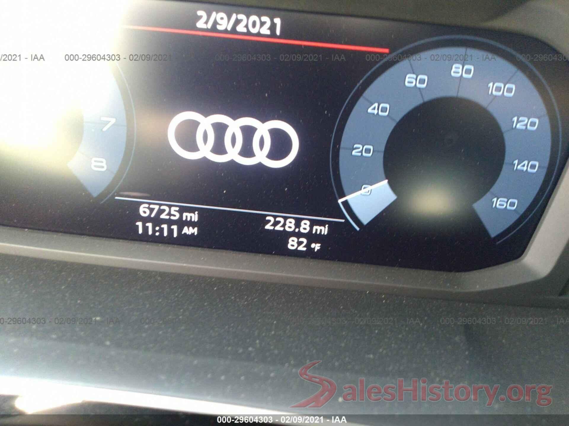 WA1AECF3XL1106568 2020 AUDI Q3