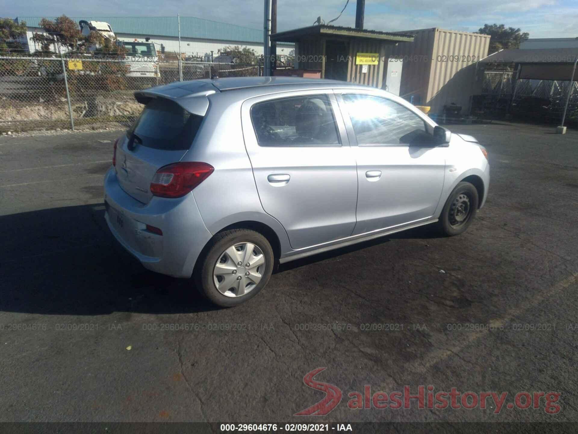 ML32A3HJ0HH010662 2017 MITSUBISHI MIRAGE