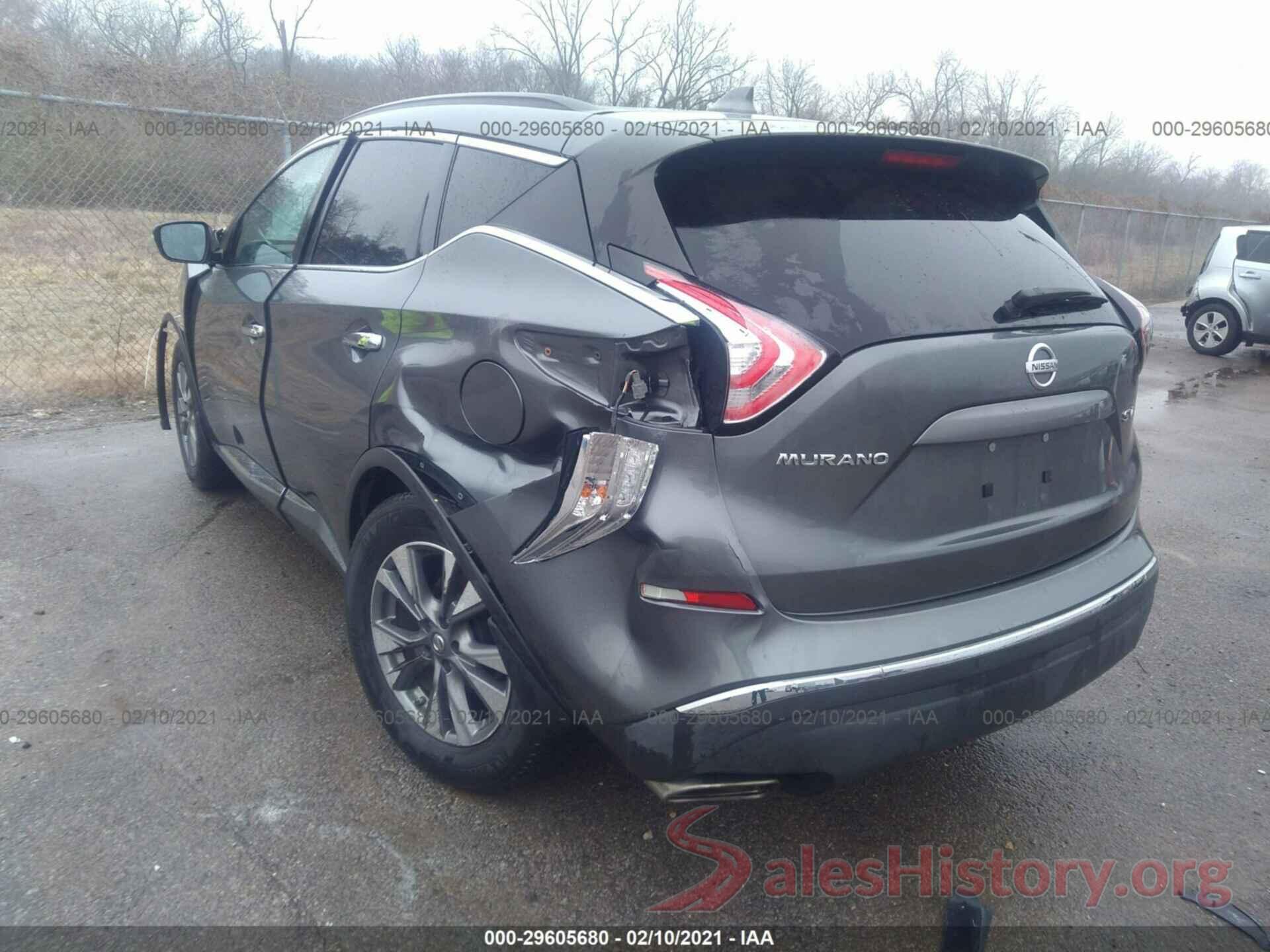 5N1AZ2MGXGN159503 2016 NISSAN MURANO