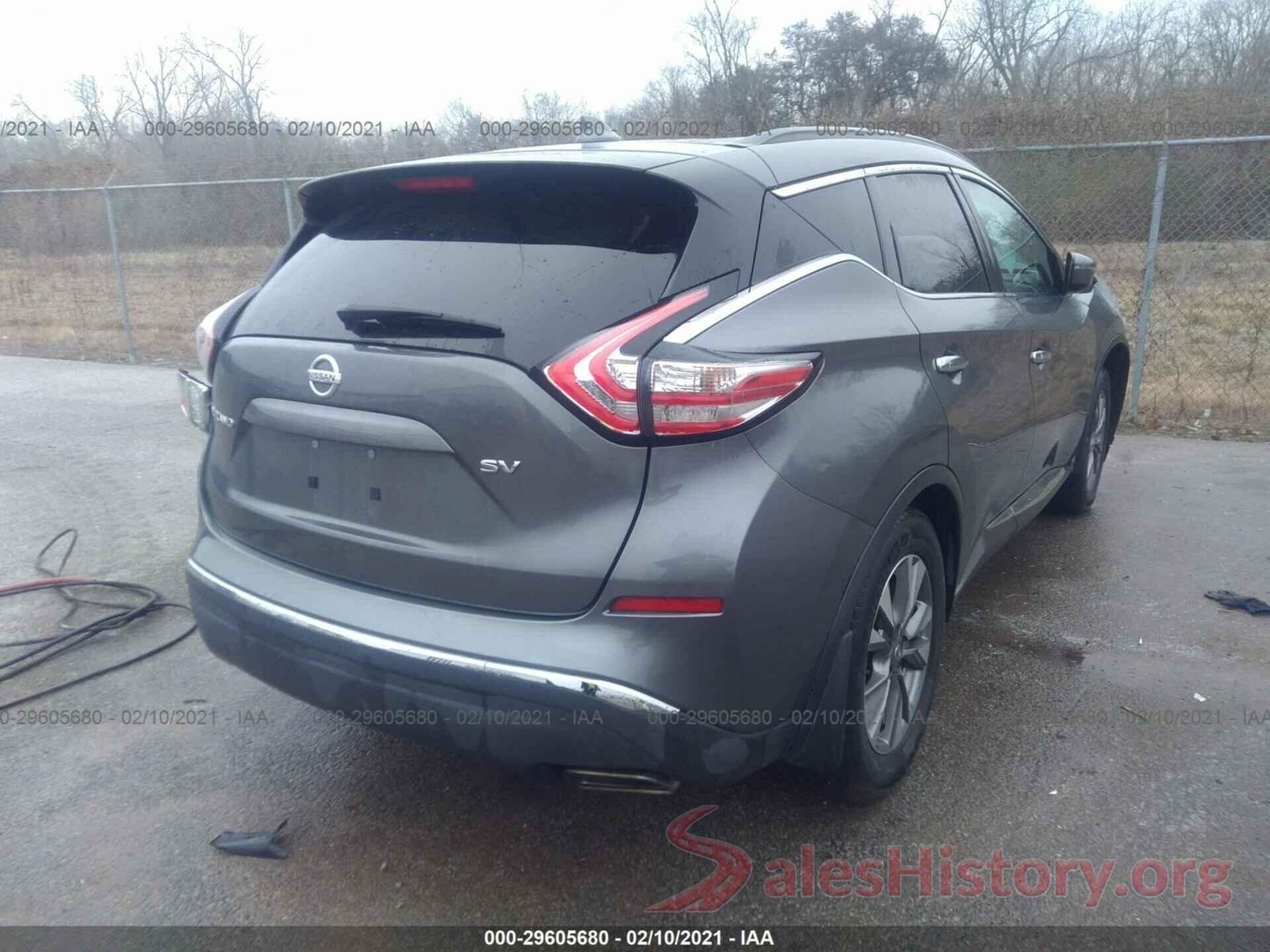 5N1AZ2MGXGN159503 2016 NISSAN MURANO