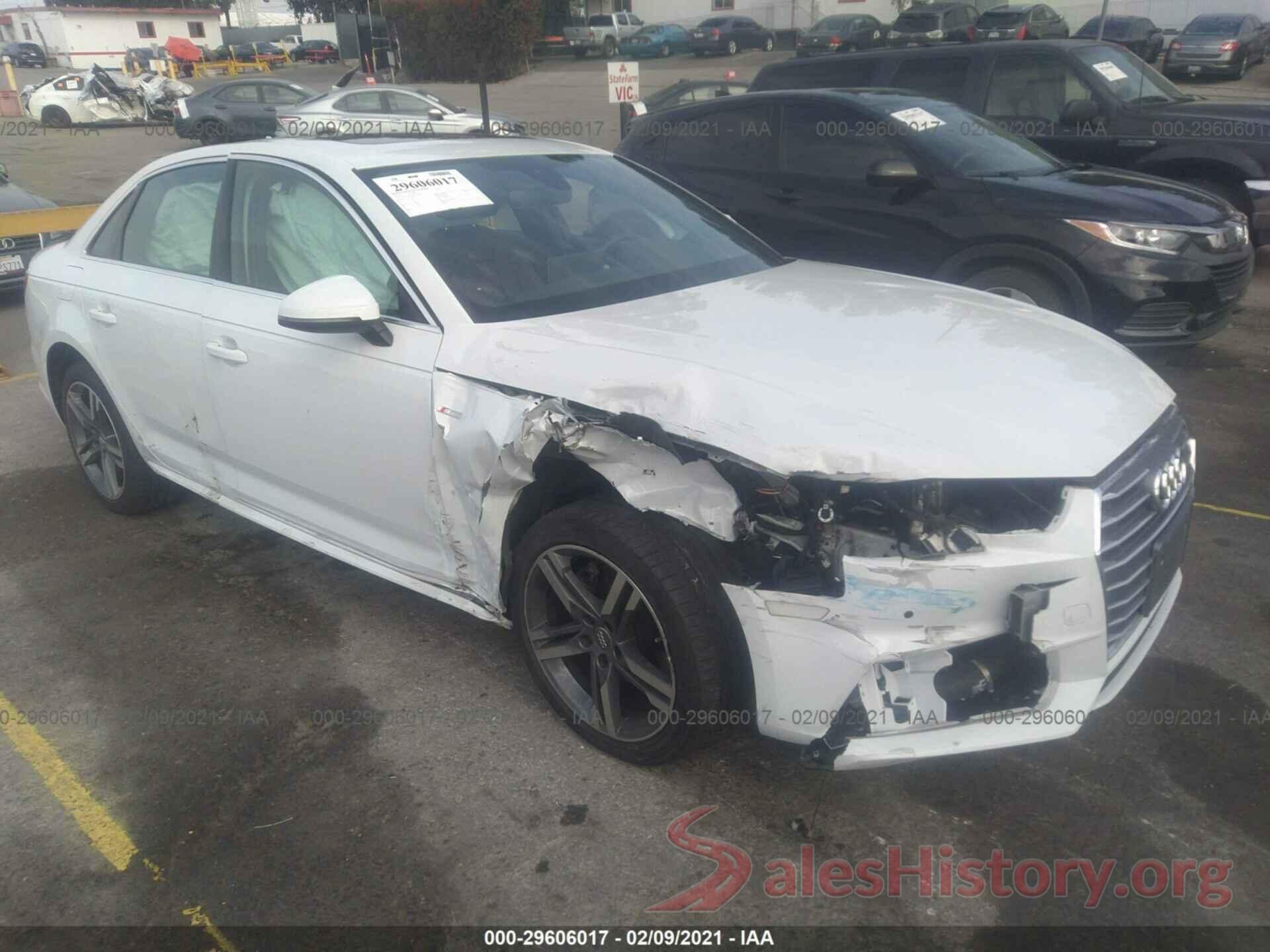 WAULMAF45JA139986 2018 AUDI A4