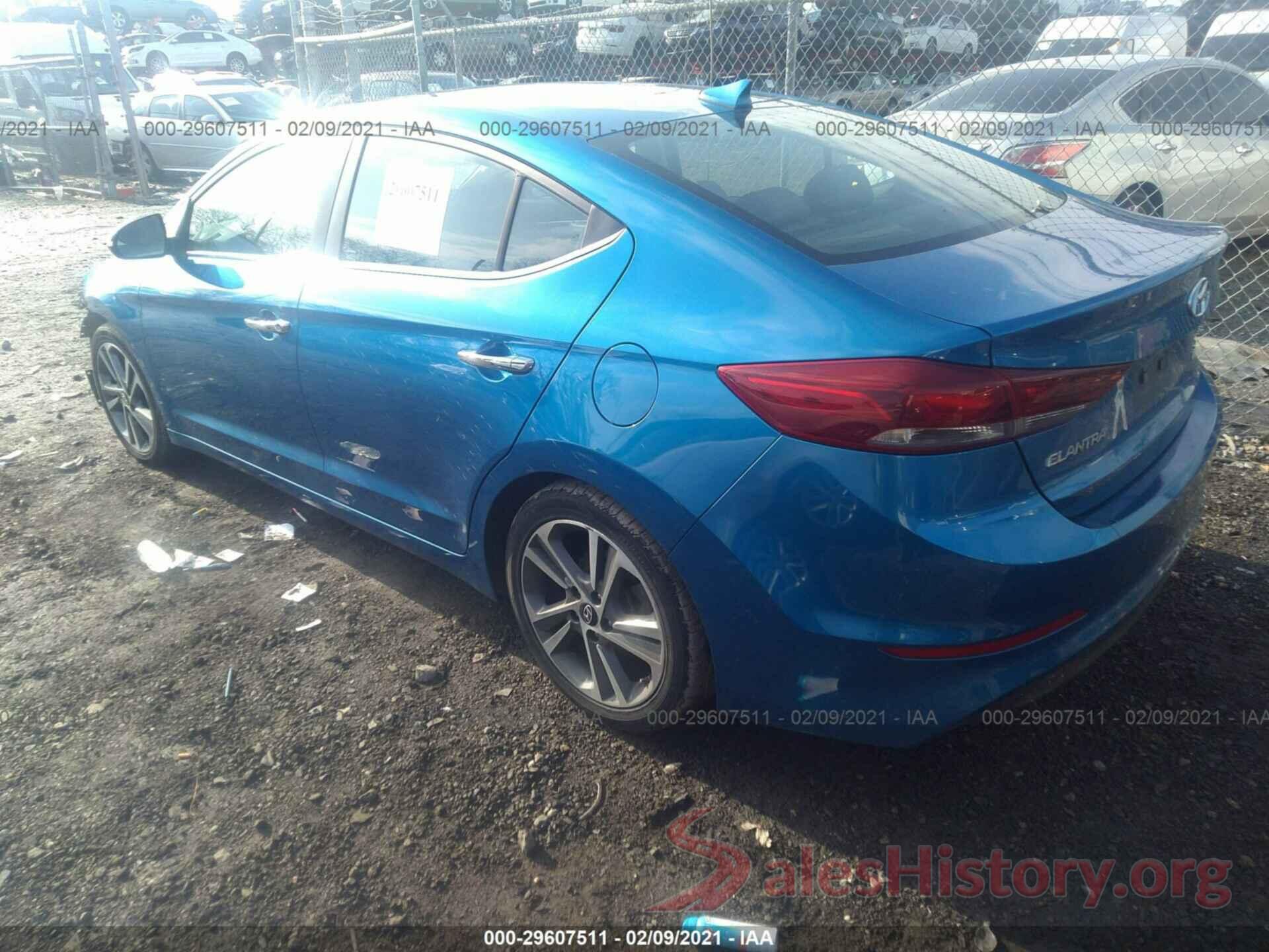 5NPD84LF2HH043657 2017 HYUNDAI ELANTRA