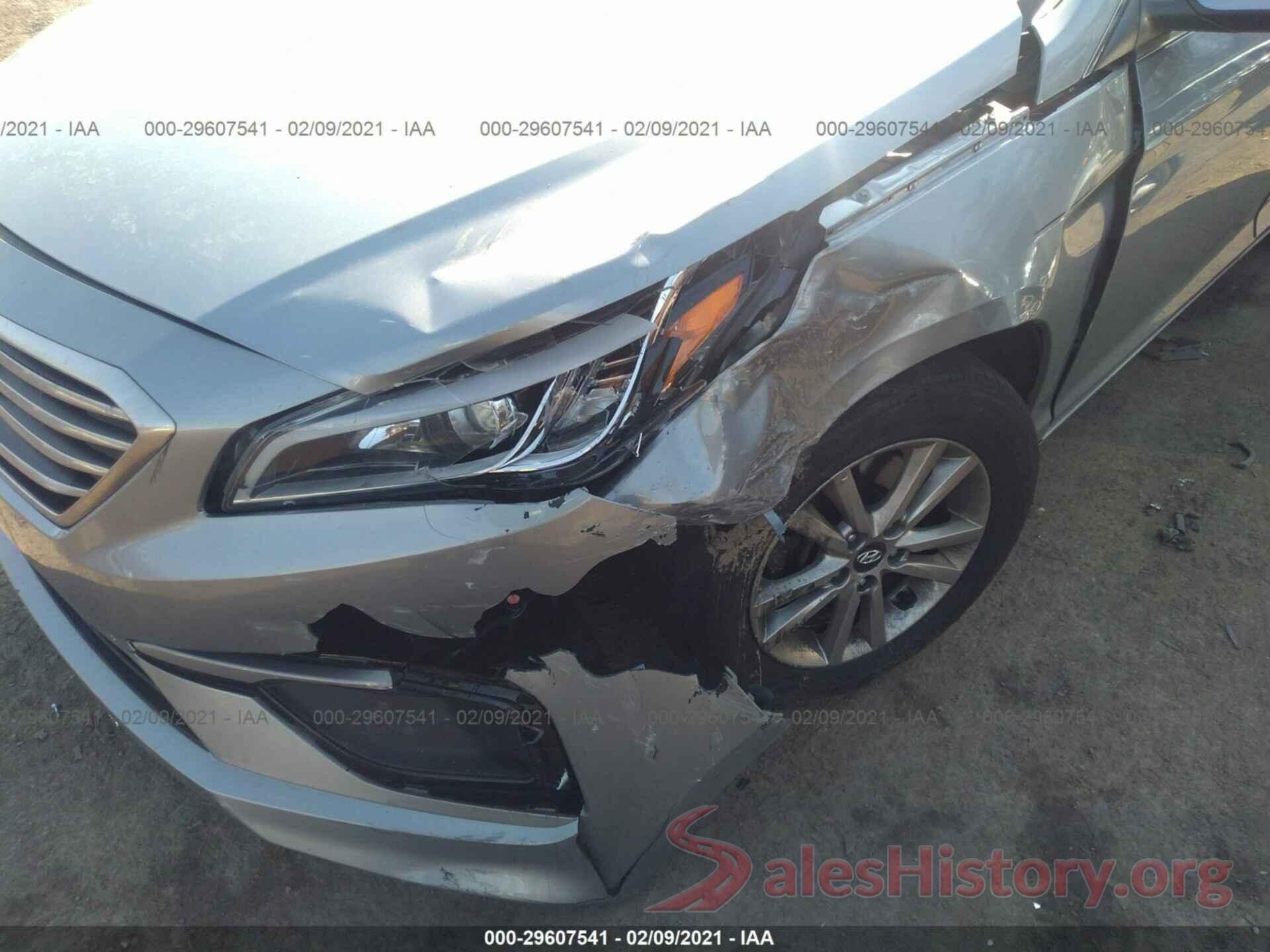 5NPE24AFXGH350632 2016 HYUNDAI SONATA