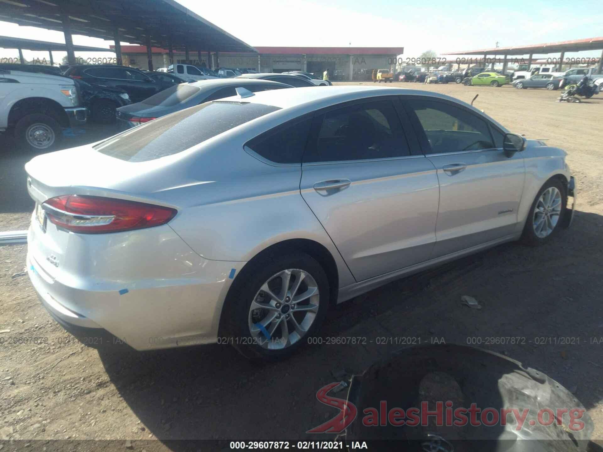 3FA6P0LU0KR220705 2019 FORD FUSION HYBRID