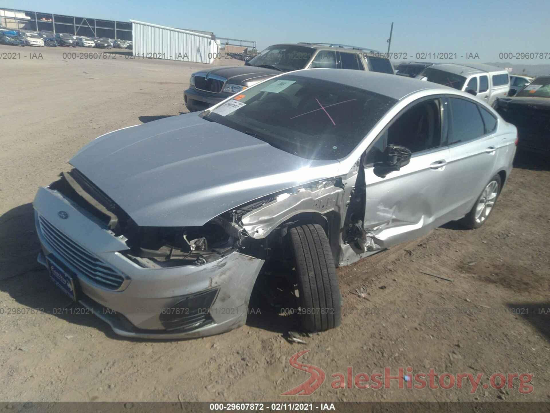 3FA6P0LU0KR220705 2019 FORD FUSION HYBRID