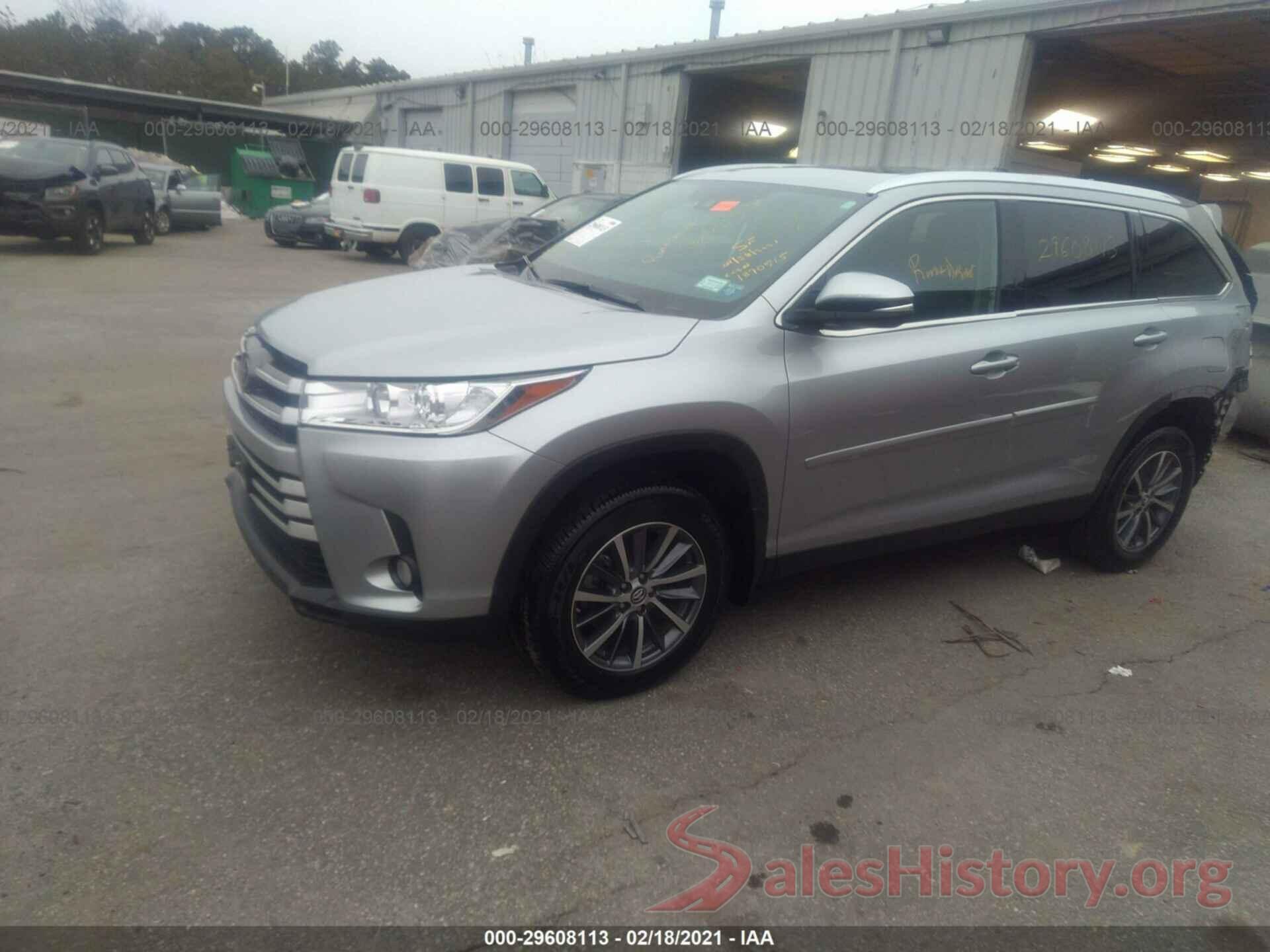 5TDJZRFH3KS624497 2019 TOYOTA HIGHLANDER