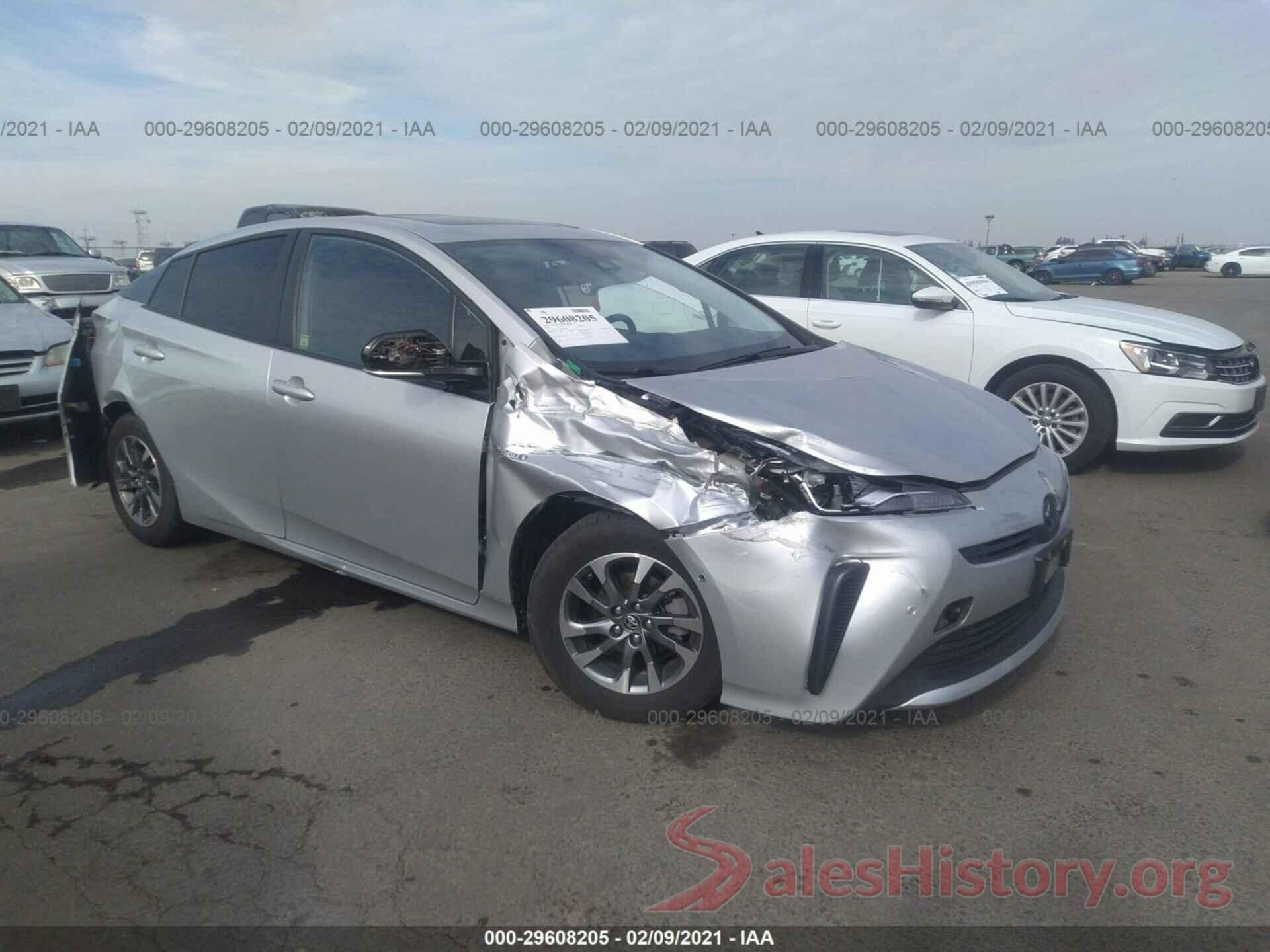 JTDKARFU9K3100068 2019 TOYOTA PRIUS