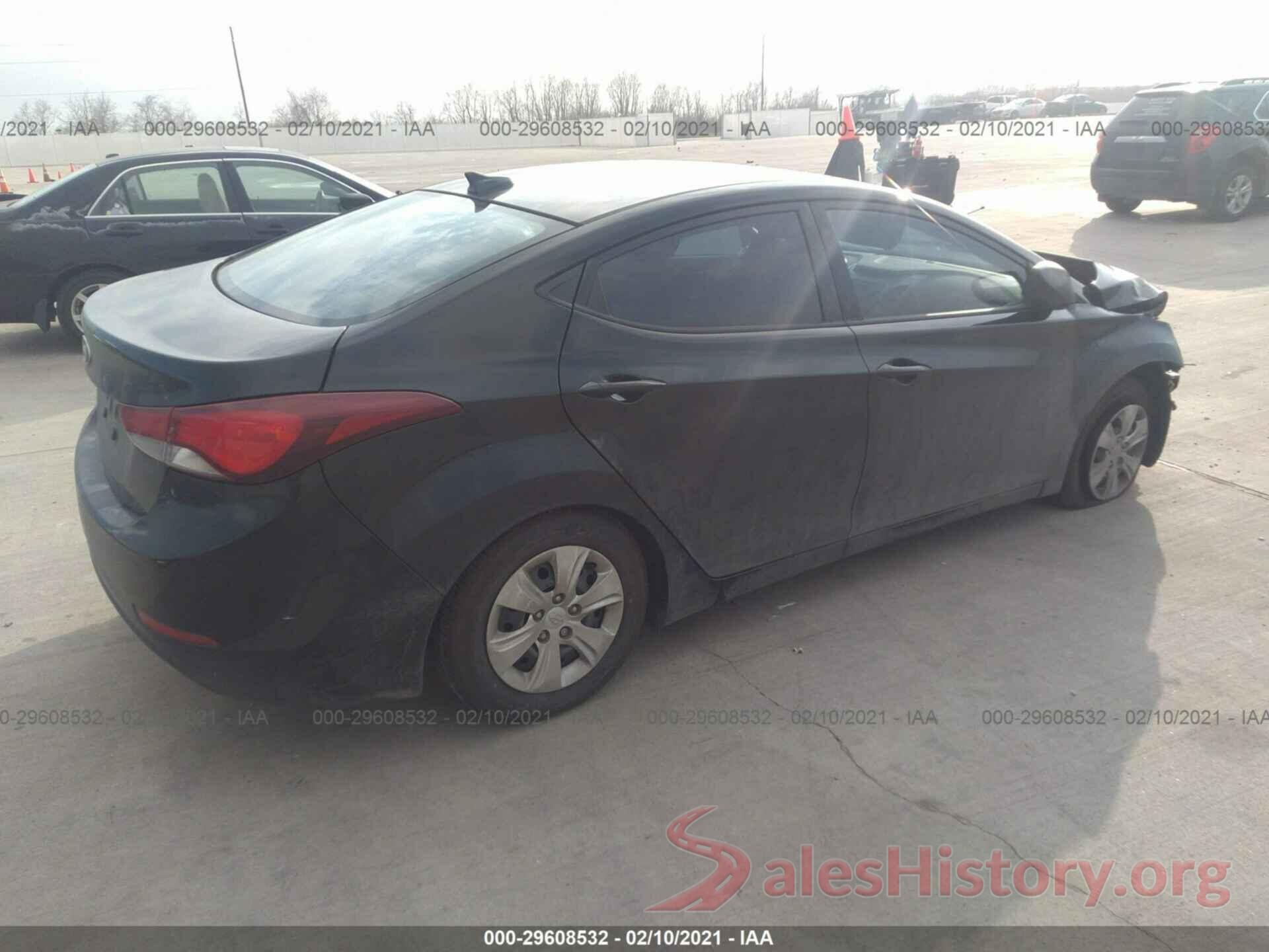 5NPDH4AE3GH744961 2016 HYUNDAI ELANTRA