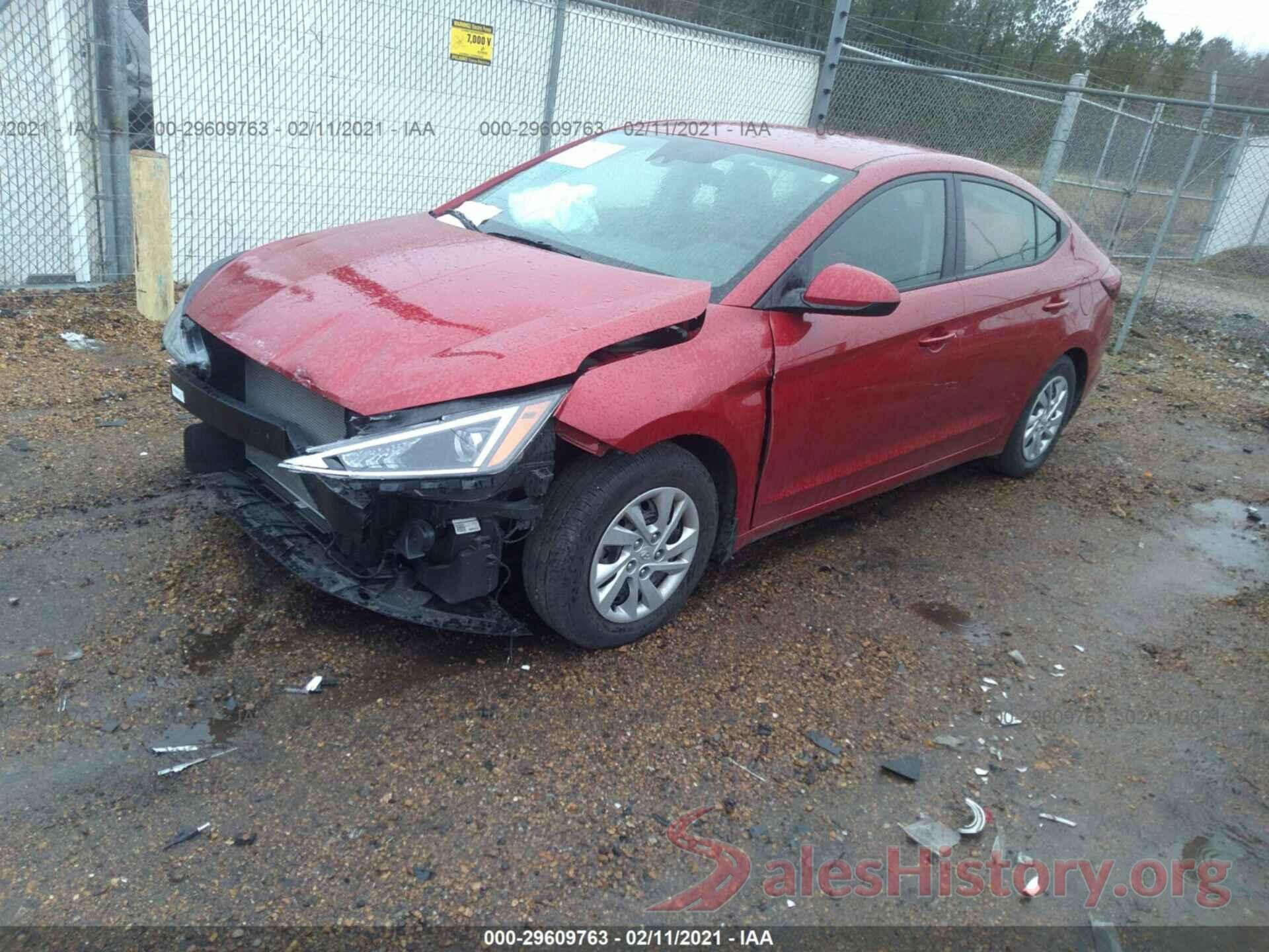 5NPD74LF8LH537419 2020 HYUNDAI ELANTRA