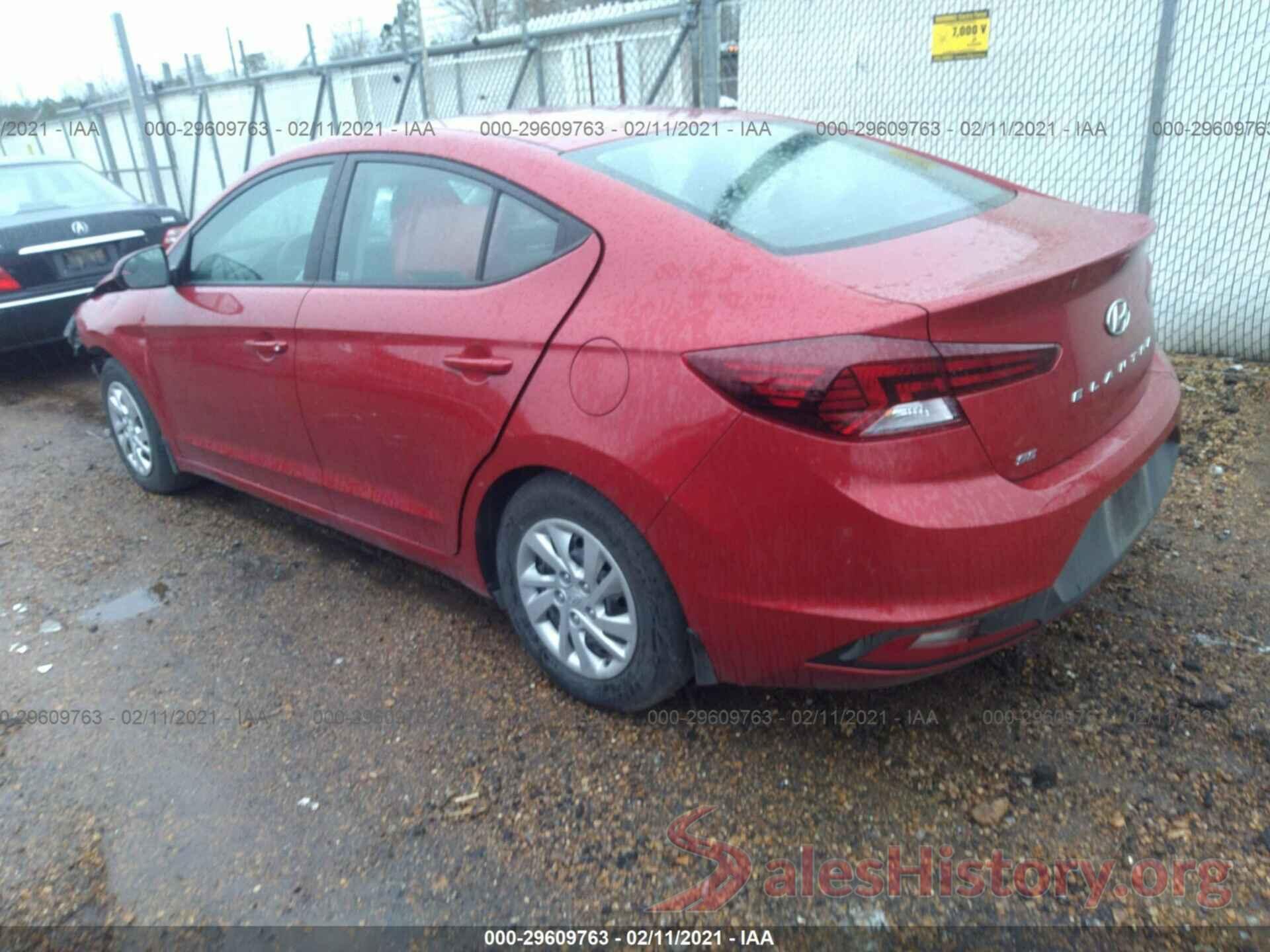 5NPD74LF8LH537419 2020 HYUNDAI ELANTRA