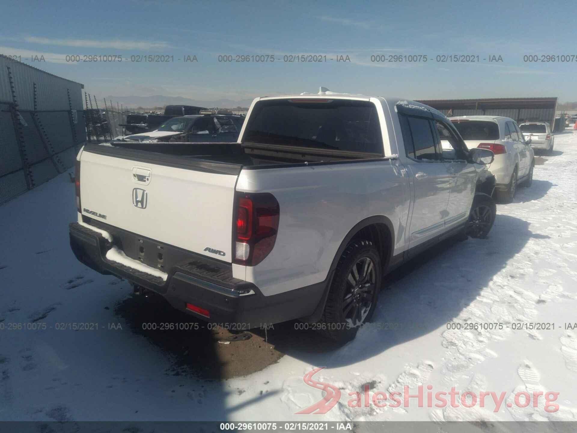 5FPYK3F12KB046987 2019 HONDA RIDGELINE